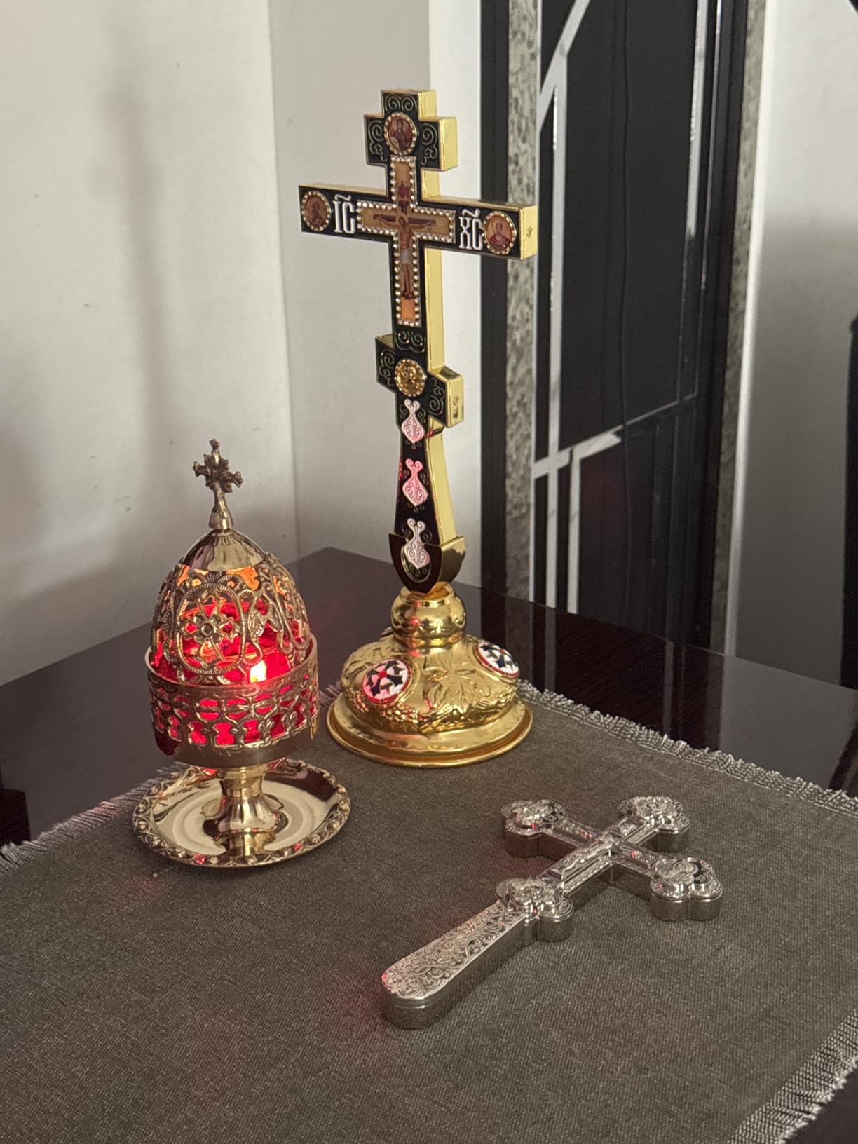 Greek Christian Orthodox Vigil Lamp (83 B) customer photo 1