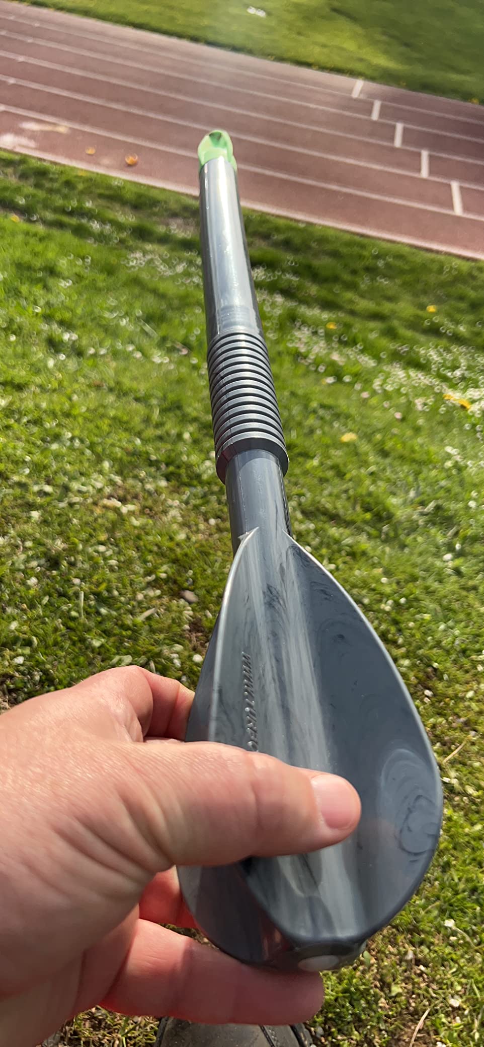 300 Grams Training Javelin for Beginners, Intermediate and Advanced Throwers - Baseball, Softball and Javelin - Improve Throwing Skills (Color May Vary) customer photo 2