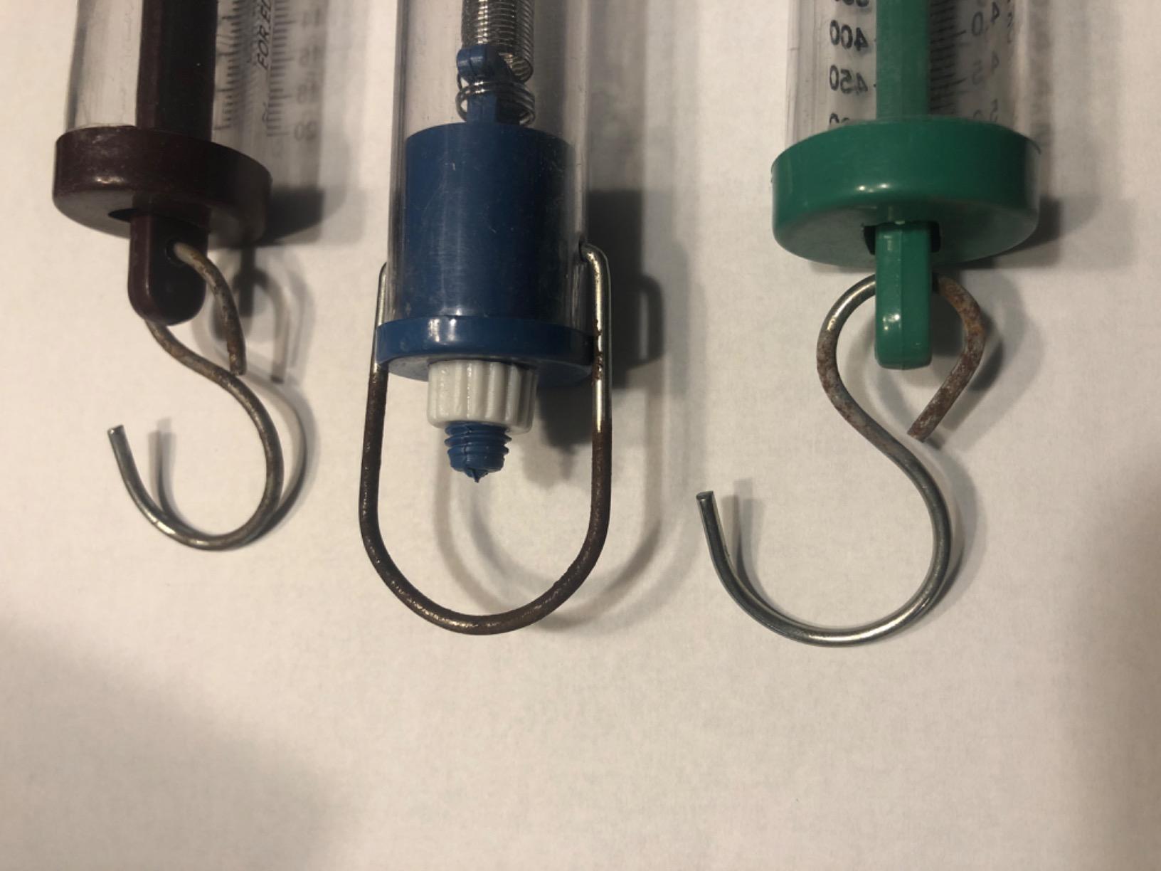 Sciencent Set of 6 Spring Balance Hanging Spring Scale Set customer photo 2