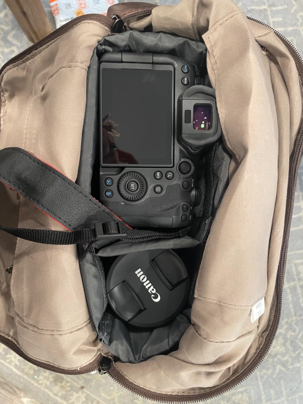 S-ZONE Waterproof Shockproof Foldable Camera Insert Bag Lens Cases Canon Nikon customer photo 1