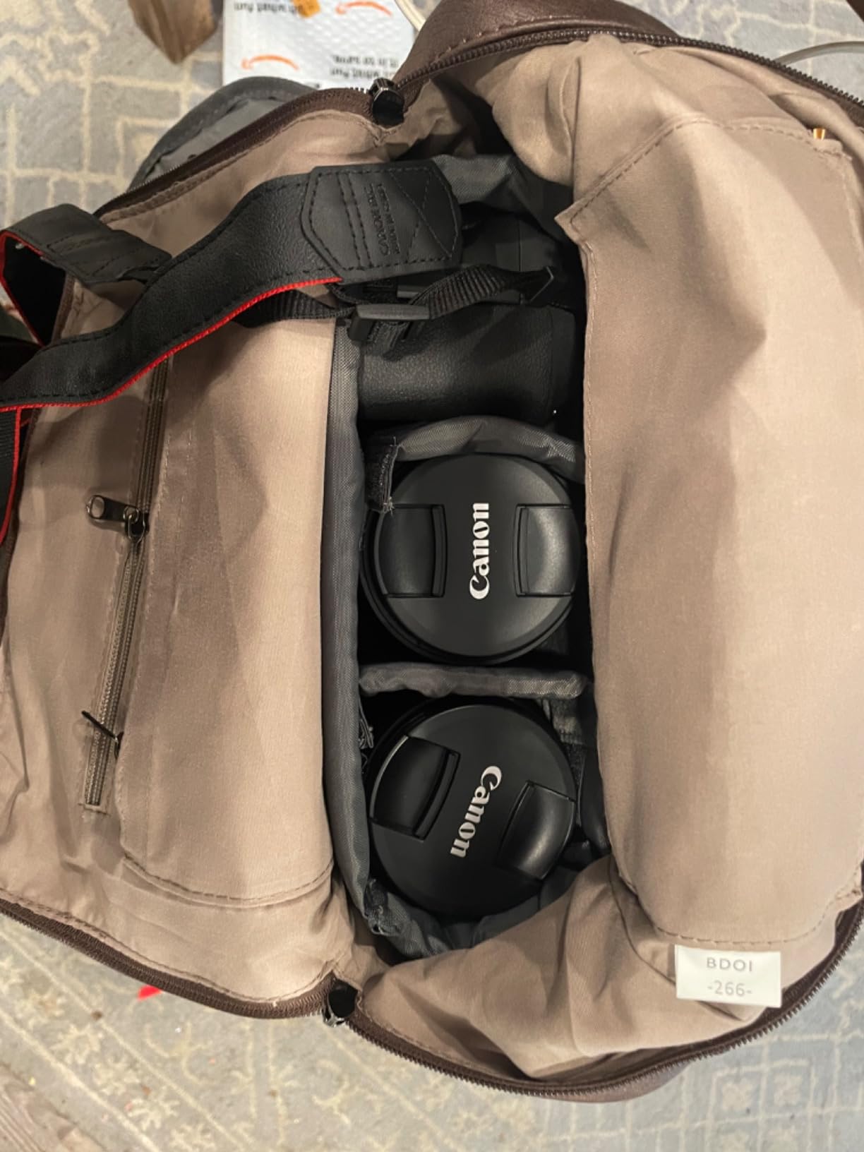 S-ZONE Waterproof Shockproof Foldable Camera Insert Bag Lens Cases Canon Nikon customer photo 2