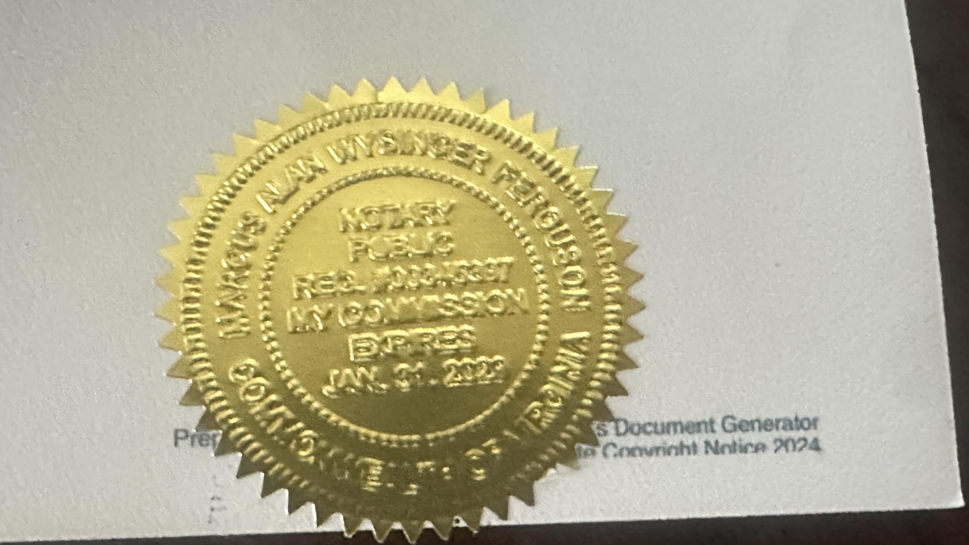 ExcelMark Notary Embosser for All 50 States - Official State Seal (All 50 States) customer photo 1