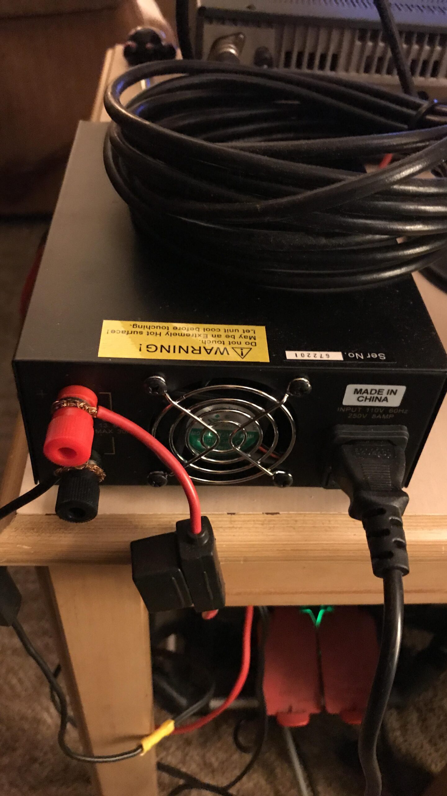 Tekpower Analog Display TP30SWI 30 Amp DC 13.8V Switching Power Supply with Noise Offset customer photo 2