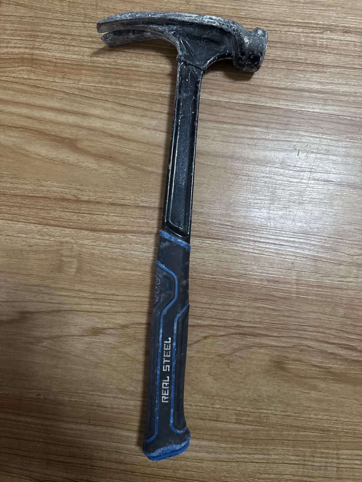 Real Steel 21 Oz One Piece Forged Milled Face Framing Hammer with Rip Claw 0517, Black customer photo 1
