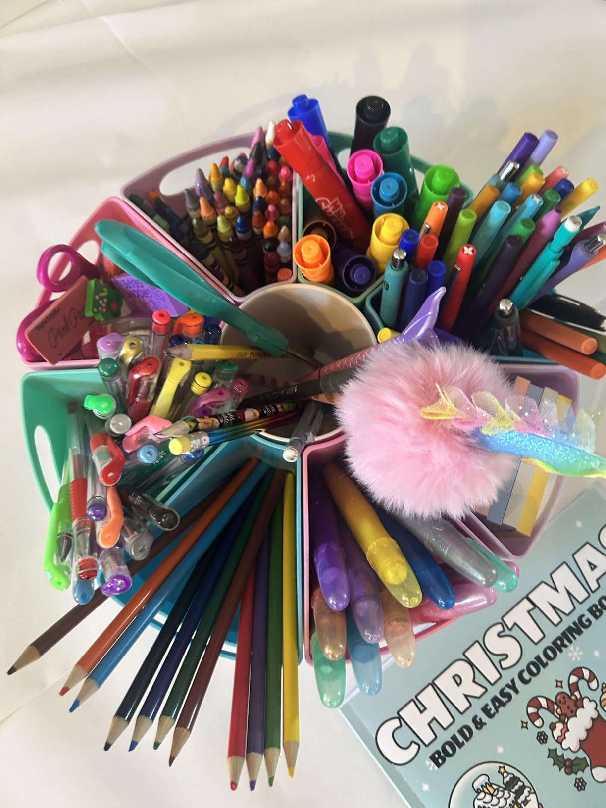 Learning Resources Create a Space Storage Center - Toy Desk Organizer, Classroom Workspace Must Haves, Homeschool Organization, Arts & Crafts , Caddy, Office & Teacher Supplies customer photo 1