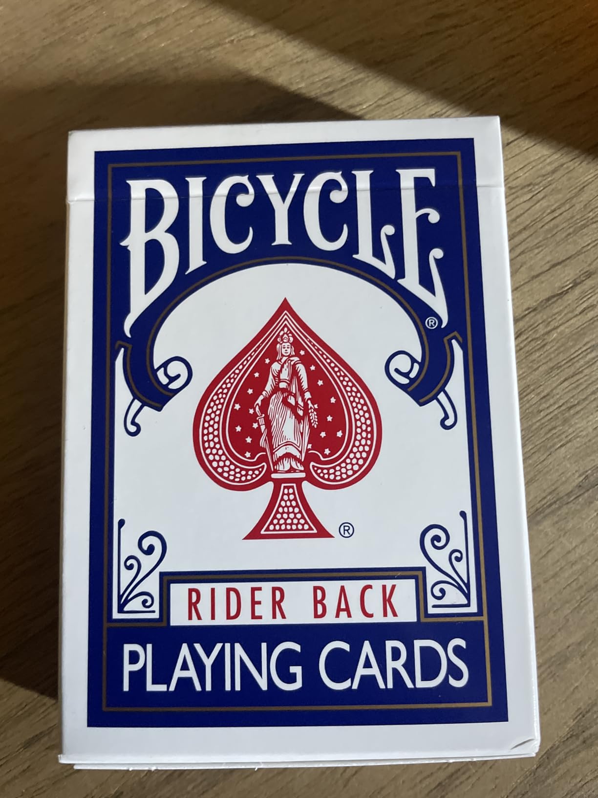Magic Makers Bicycle Stripper Deck with 10 Bonus Tricks (Blue) - Tapered Magic Trick Deck customer photo 2