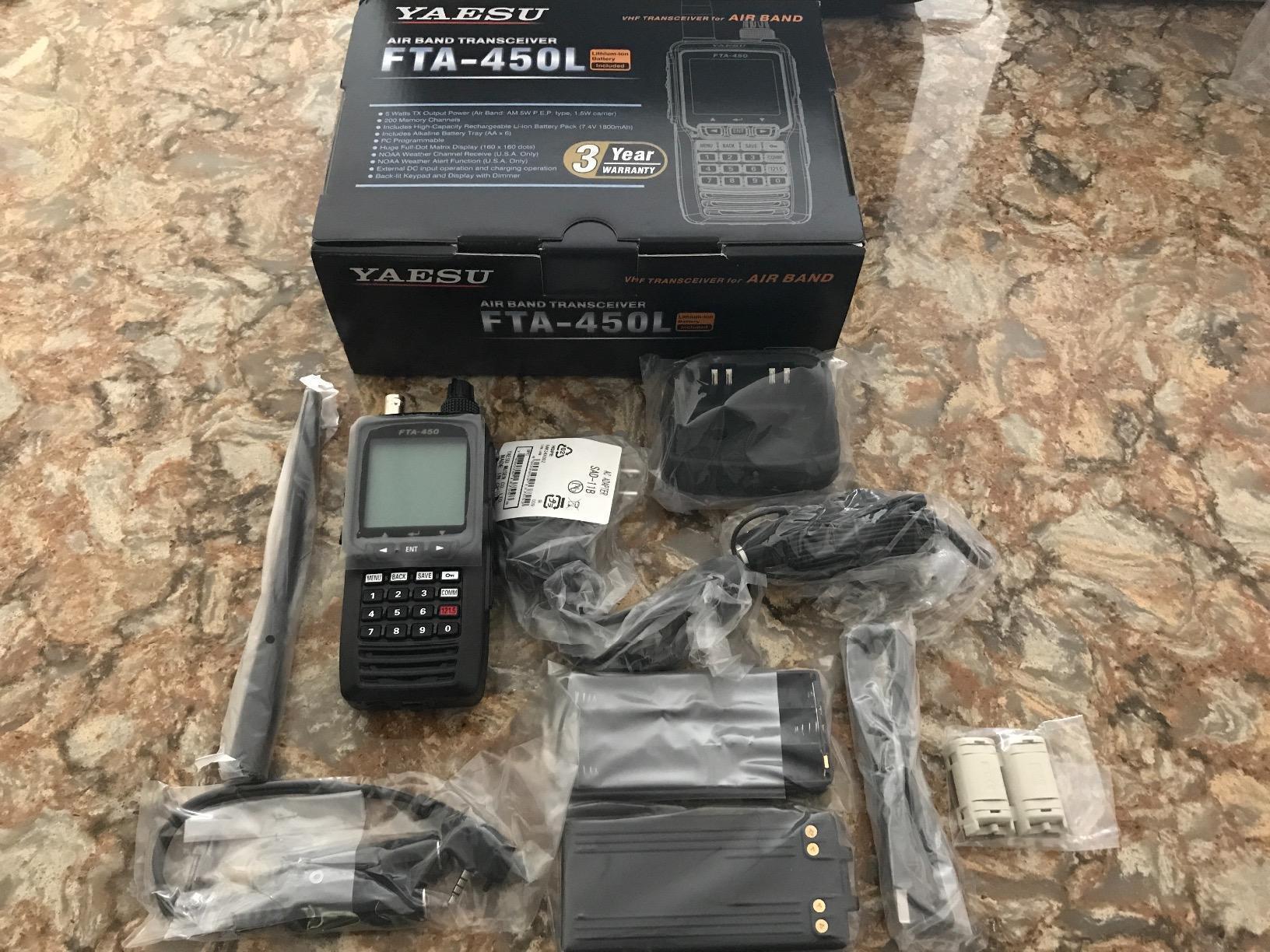 Yaesu FTA-450L Airband VHF Comm customer photo 2