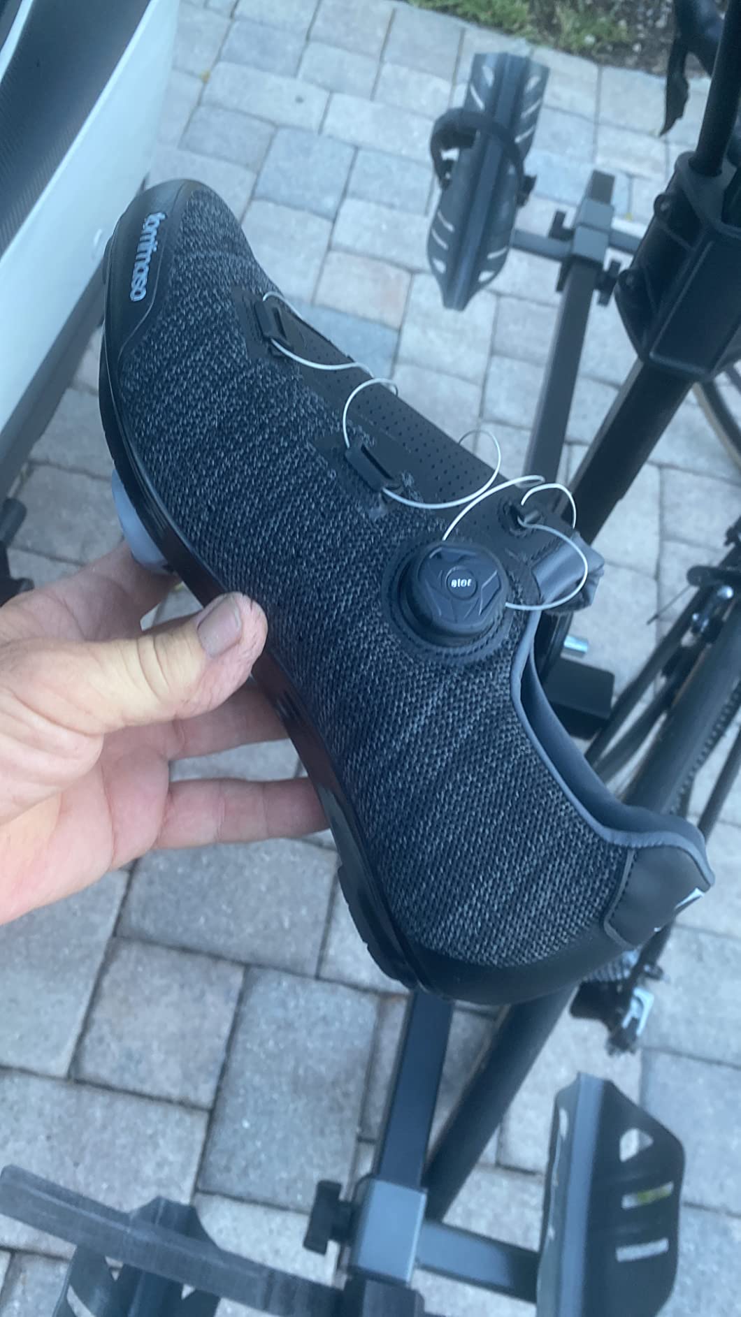 Strada Mens SPD & Peloton Shoes - 2 in 1 Cycling Shoes - Install Your Own Delta or SPD Cleats customer photo 2