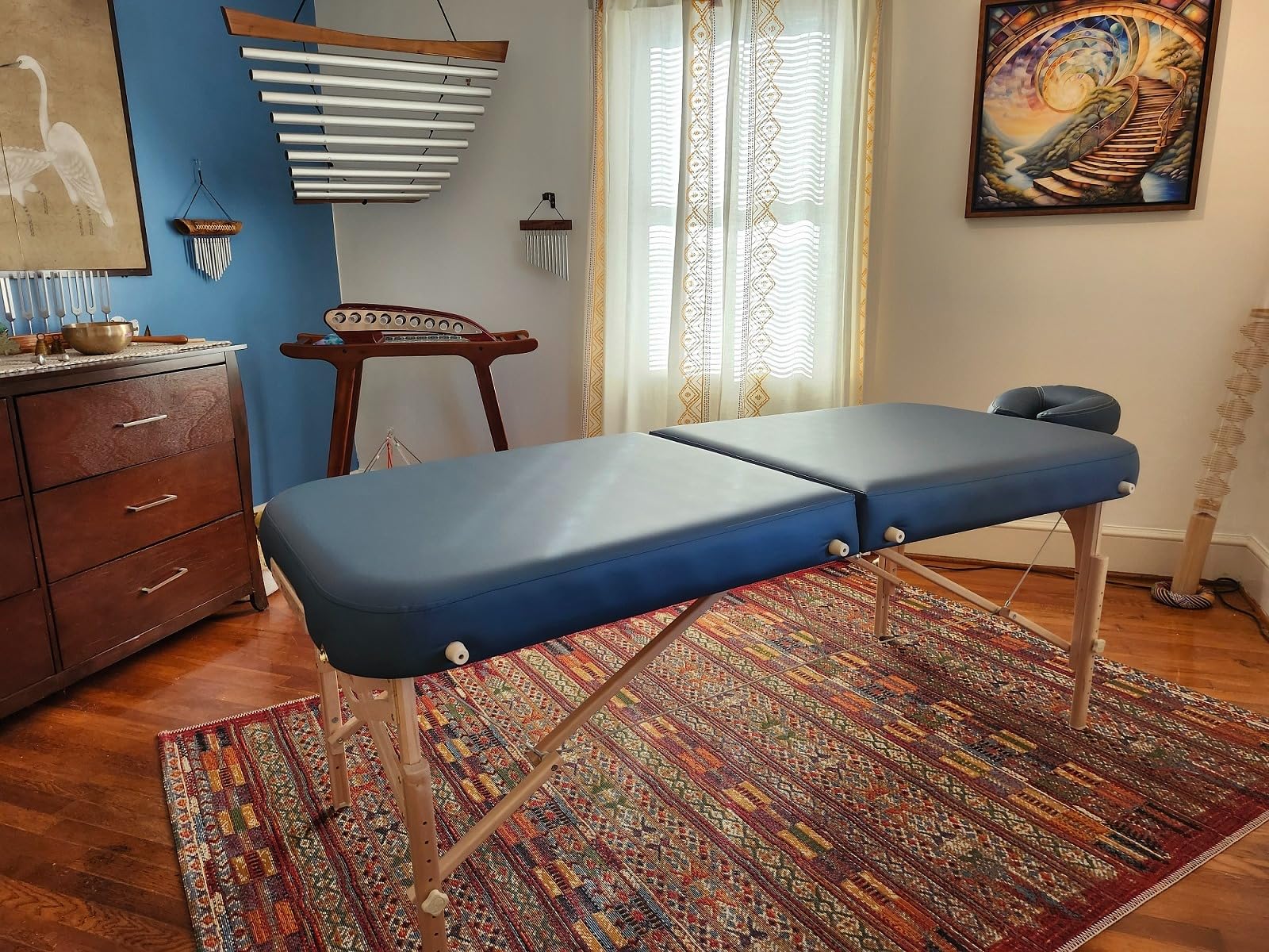 EARTHLITE Premium Portable Massage Table Package SPIRIT - Spa-Level Comfort, Deluxe Cushioning incl. Flex-Rest Face Cradle customer photo 1
