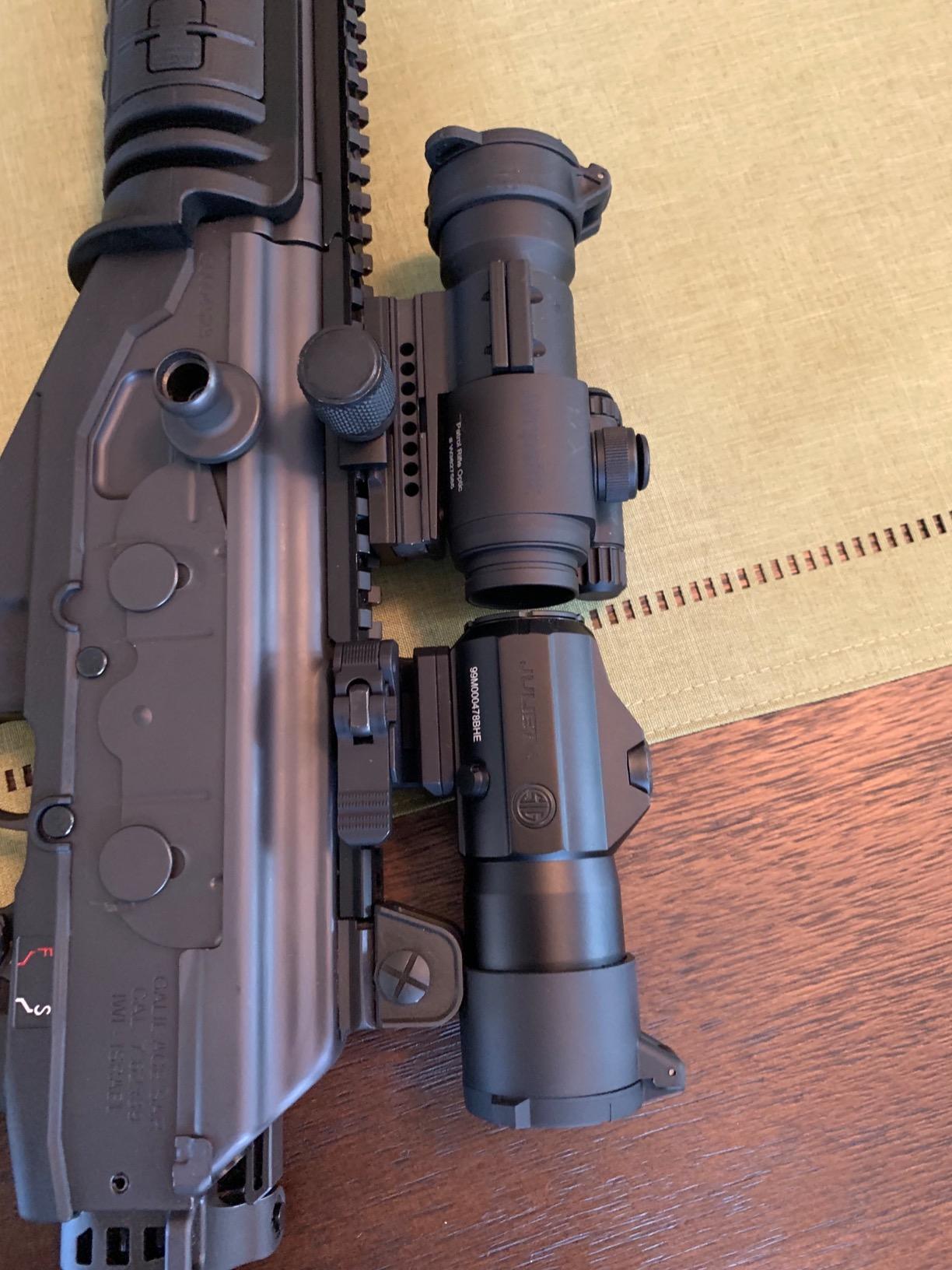 SIG SAUER JULIET4 4X Magnifier - Durable Compact Waterproof Adjustable Quick Release PowerCam / M1913 Picatinny Red Dot Sight Magnifier customer photo 2