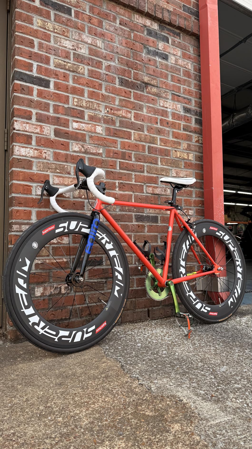 Superteam 88mm Carbon Clincher Fixed Gear Bike Wheelset 23mm Single Speed Wheel customer photo 1