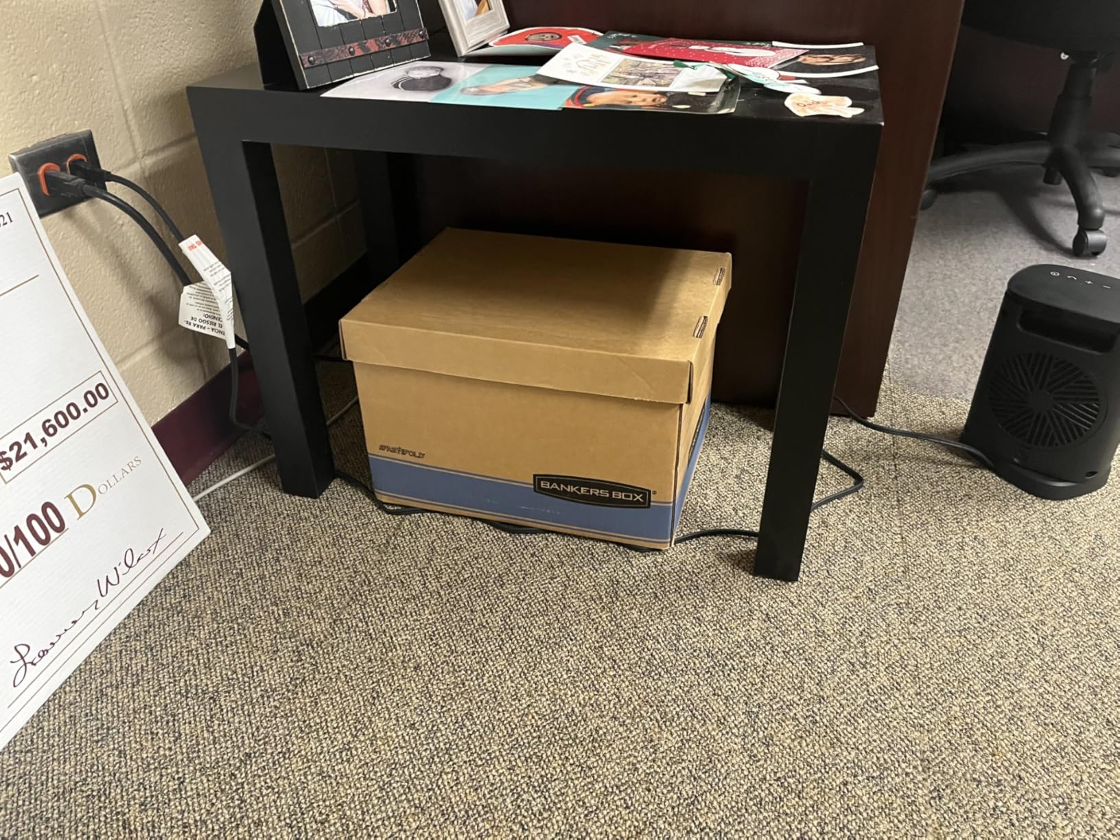 Bankers Box 12 Pack Standard Duty File Storage Boxes, Standard Assembly, Removable Lid, Letter/Legal (0071301) customer photo 2