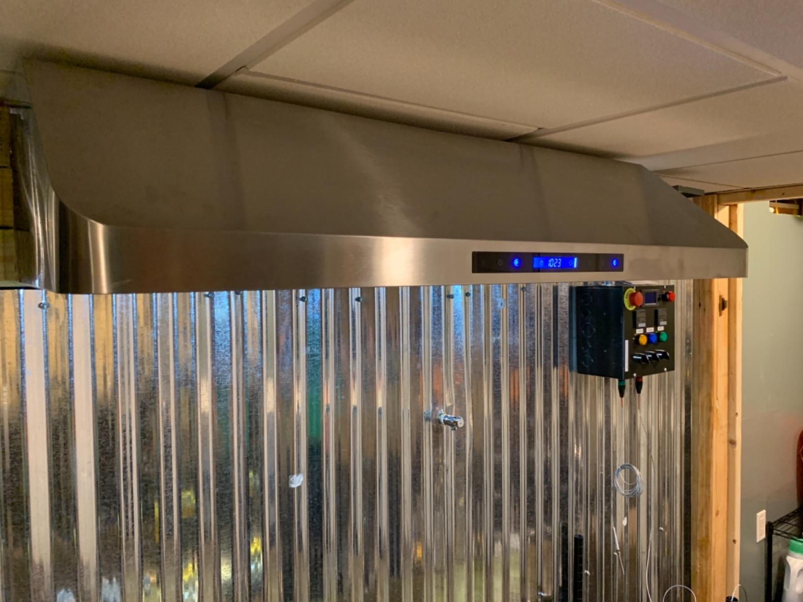 COSMO COS-QS48 48 in. Haven Collection 500 CFM Ducted Under Cabinet Range Hood, Touch Controls, LED Lights, Stainless Steel customer photo 1
