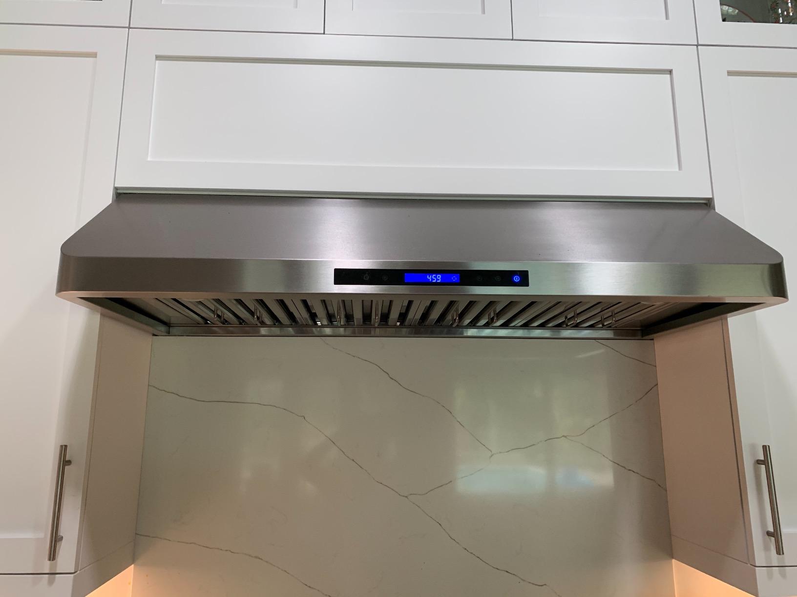 COSMO COS-QS48 48 in. Haven Collection 500 CFM Ducted Under Cabinet Range Hood, Touch Controls, LED Lights, Stainless Steel customer photo 2