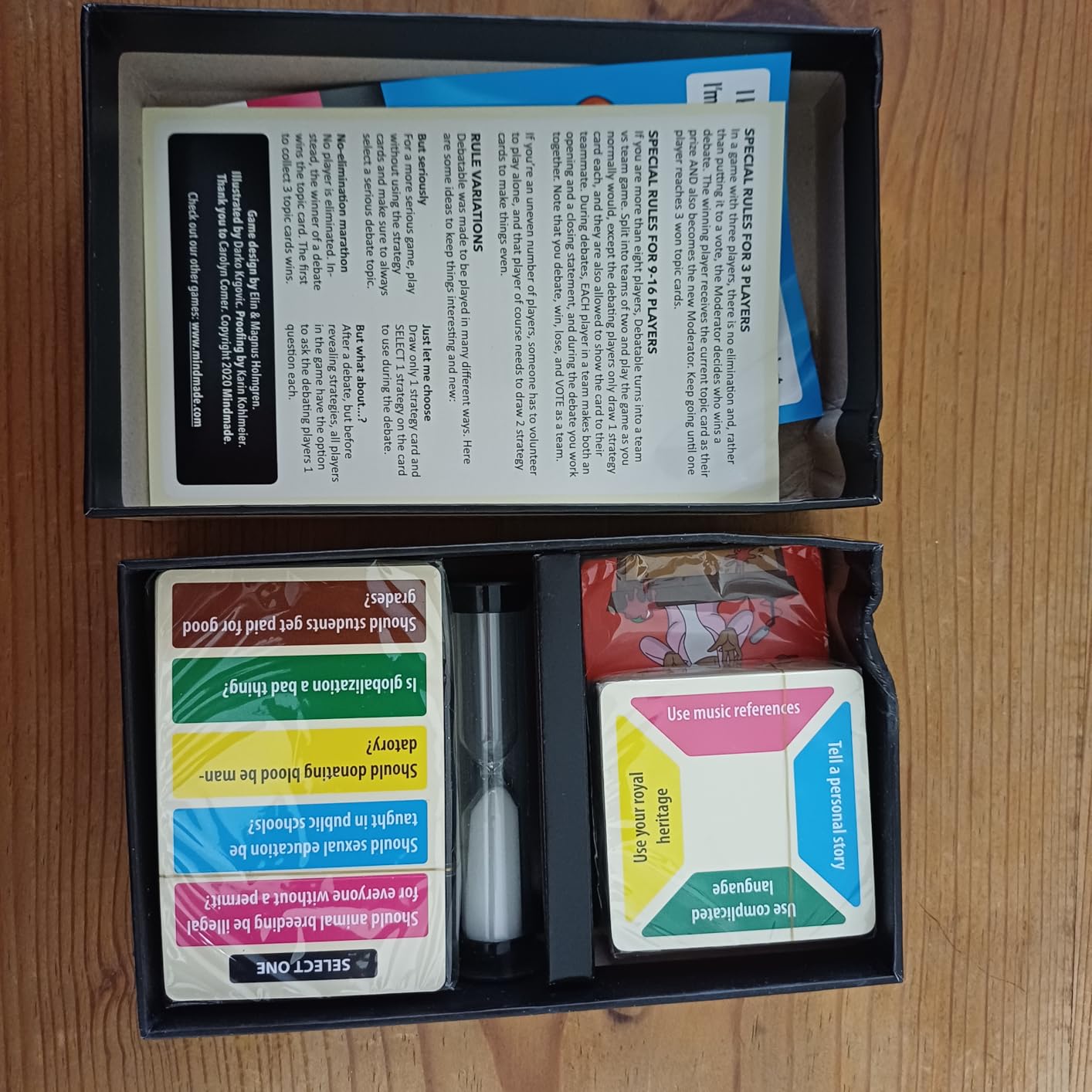 Mindmade Debatable - A Hilarious Party Game for People who Love to Argue customer photo 1