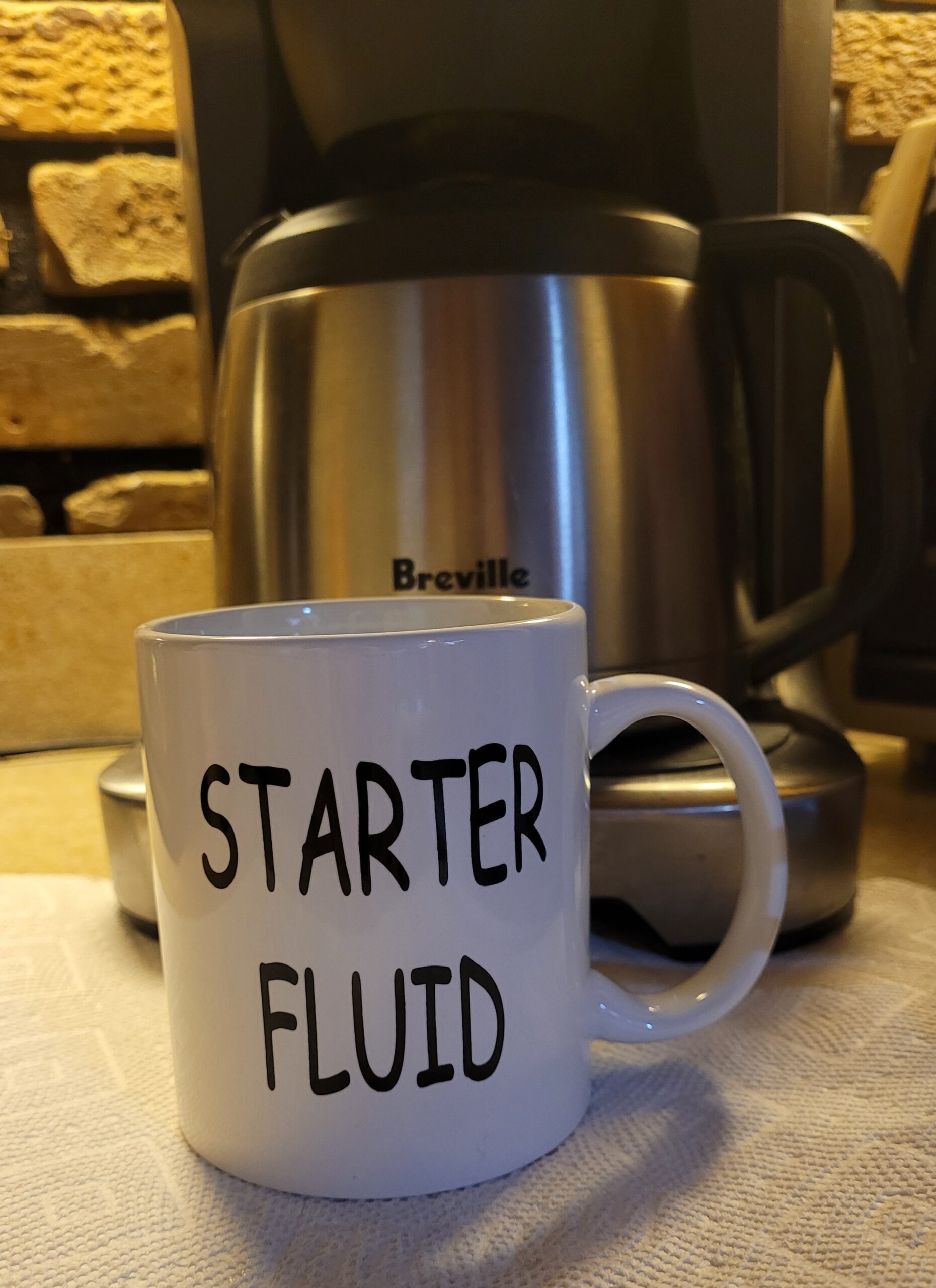 Rogue River Tactical Funny Mechanic Coffee Mug Starter Fluid Novelty Cup Great Gift Idea For Men Car Enthusiast Humor Brother or Friend customer photo 1