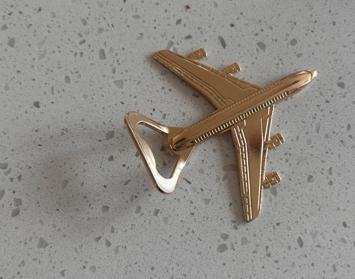Airplane Bottle Opener - Aviation Gifts for Pilot - Airplane Decor - Gifts for Veteran - Plane Beer Bottle Opener in Gift Box - Perfect Travel Gift (Airplane) customer photo 2