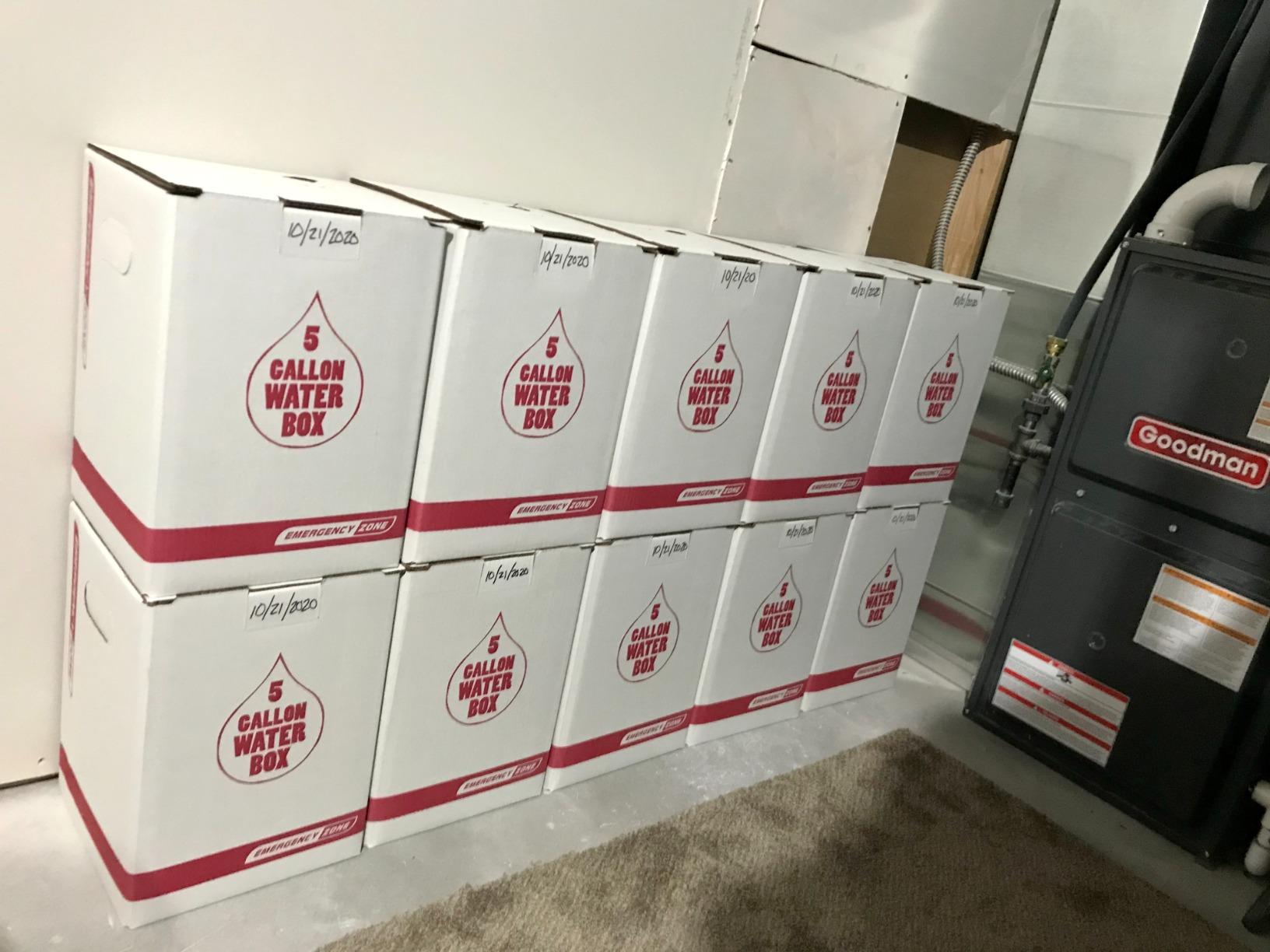 Long Term Water Storage System, BPA Free Water Bags, 5 Year Shelf Life | 100 Gallon Set customer photo 1