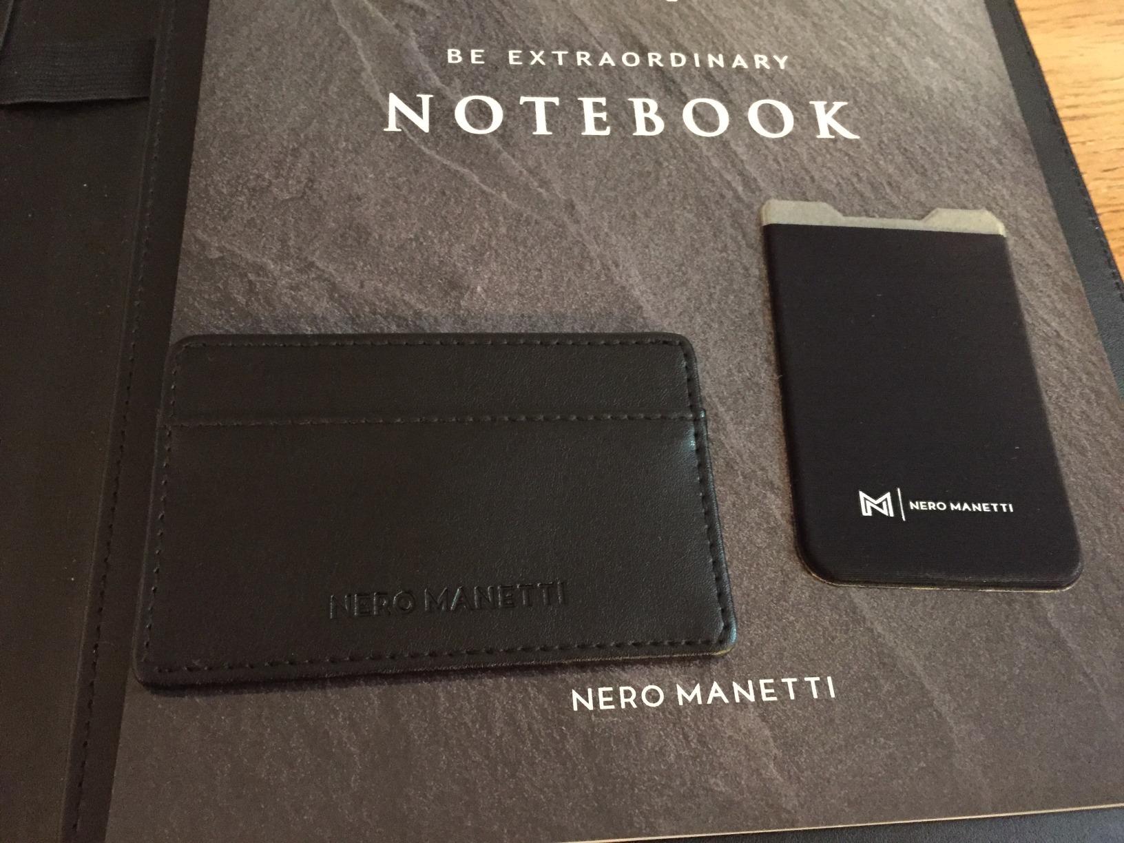 Nero Manetti Leather Portfolio Folder - Business PU Leather Notepad Holder for Resumes, Legal Pad Executive Binder, Professional Padfolio for Women/Men customer photo 1