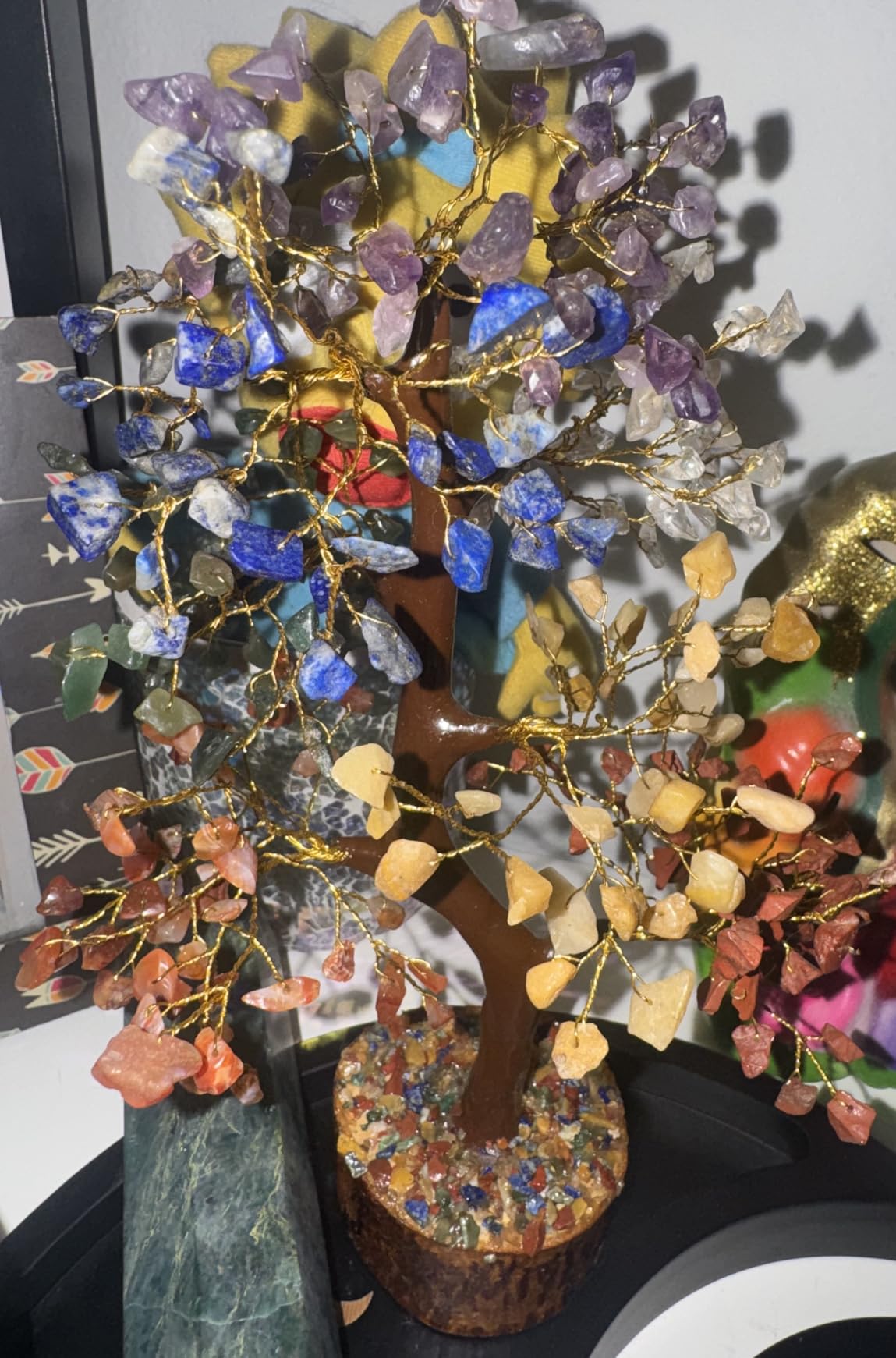 Crocon The Original 7 Chakra Crystal Tree of Life, Birthday Gifts for Women & Men | Healing Crystals, House Office Decor Tree - Sister, Gifts for Mom, Her House Warming Gift | Women Unique Gift Idea customer photo 2