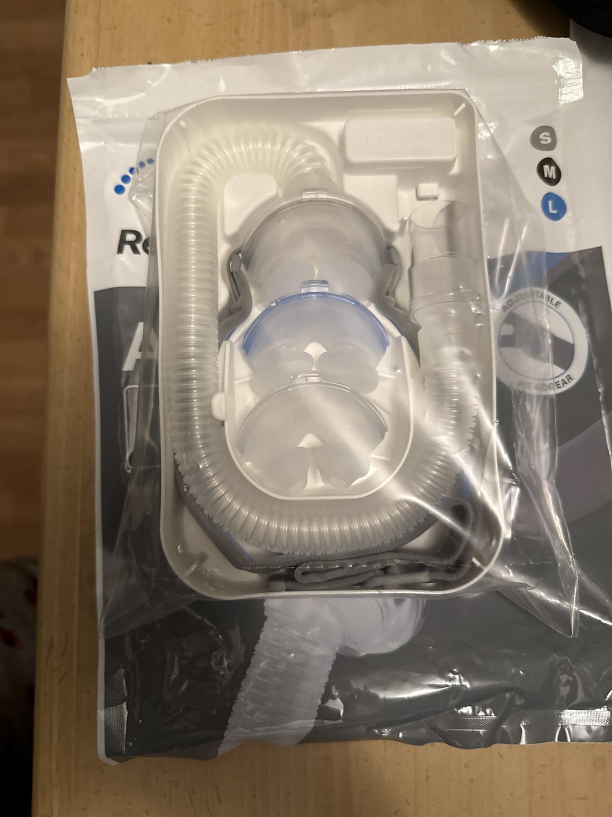 ResMed AirFit P10 Frame System - Replacement CPAP Frame System with Nasal Pillows Cushion - Headgear Not Included - Medium customer photo 1