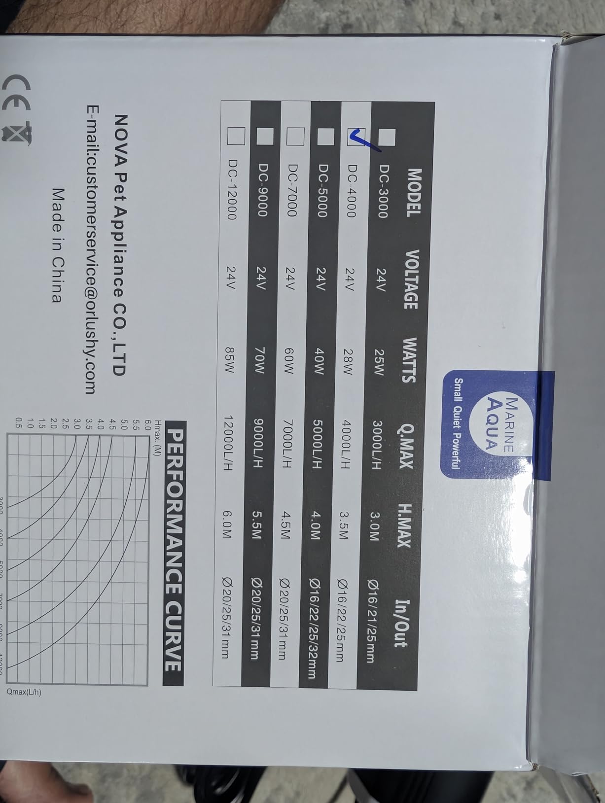 Orlushy DC-4000 Silent Swirl Controllable DC aquarium Pump 25W 1050GPH-marine wavemaker return pump with sine wave Controller for salt/Freshwater coral reef fish tank sump Circulation customer photo 1