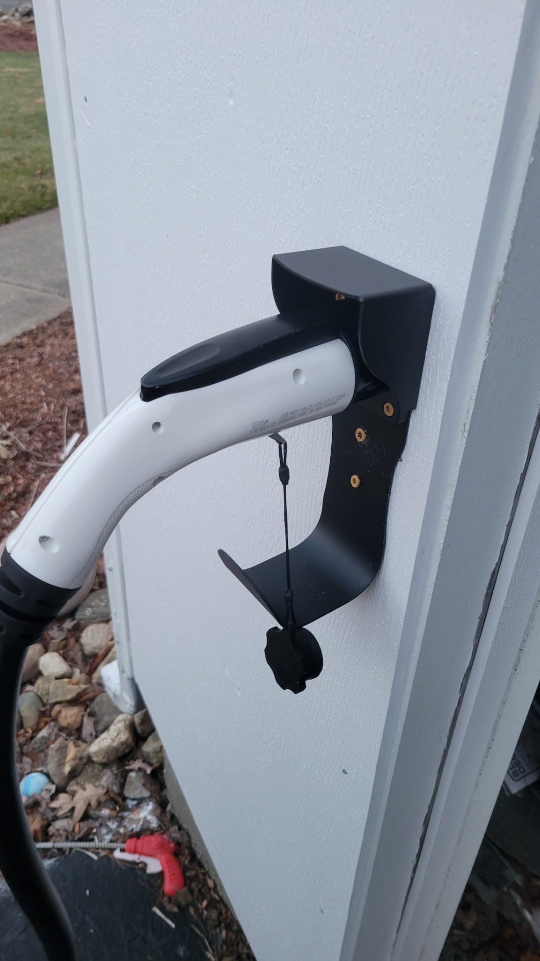 BougeRV EV Charger Holder SAE J1772 EV Charger Holster Wall-Mount Electric Vehicle Connector Nozzle Holster Dock customer photo 1