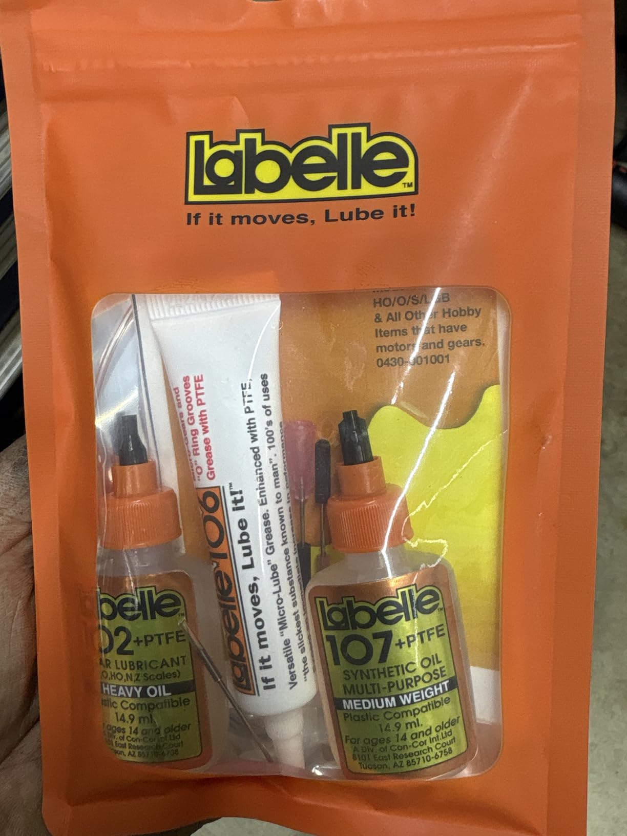 Labelle 1001 Lubricant 3-Pack - for Model Trains (DCC HO/O) customer photo 1