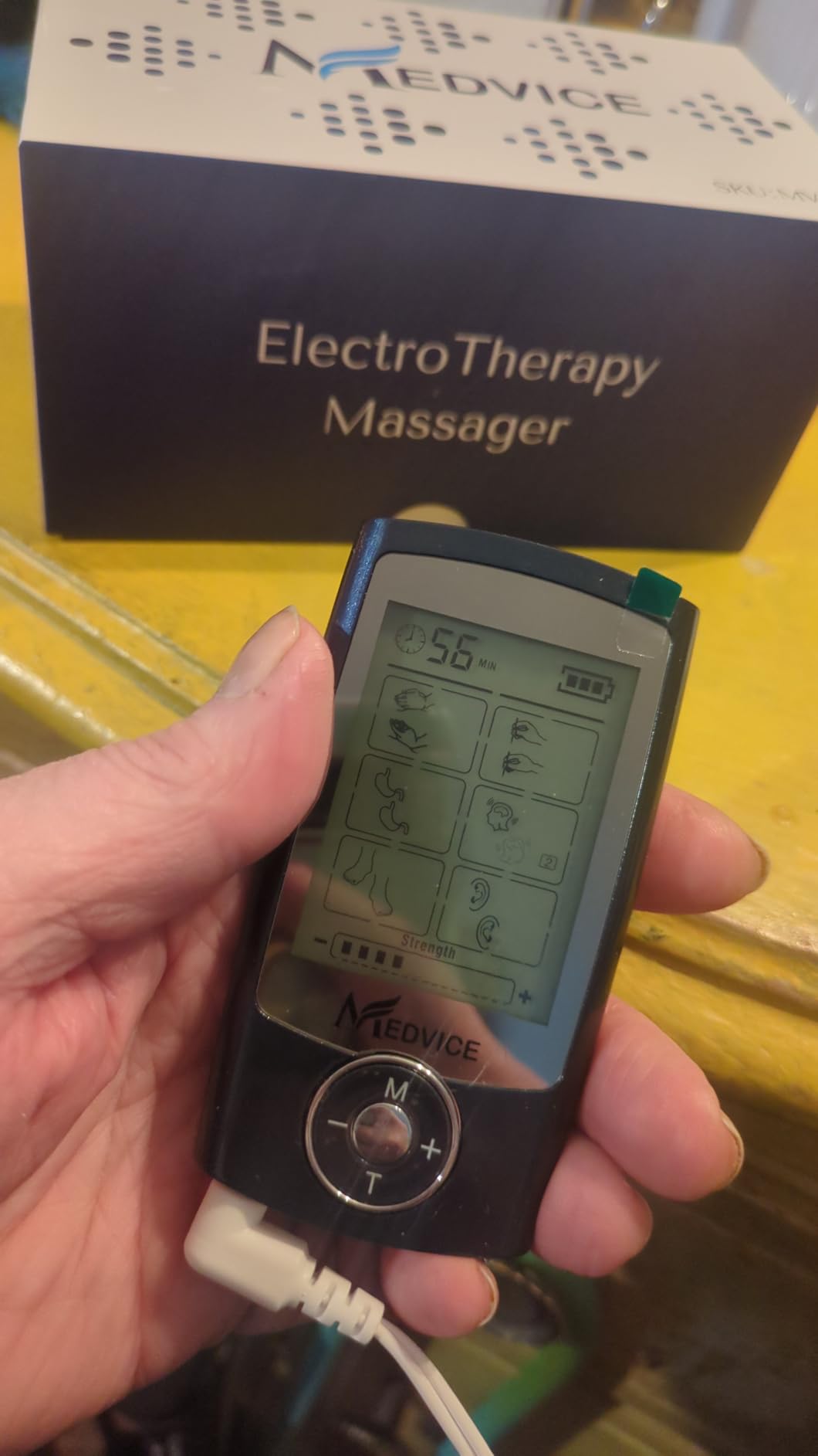 MEDVICE Dual Channel Rechargeable Tens Unit Muscle Stimulator - 2nd Gen 16 Modes & 8 Upgraded Pads for Natural Pain Relief & Management - FDA Cleared Electric Pulse Impulse Mini Massager Machine customer photo 2
