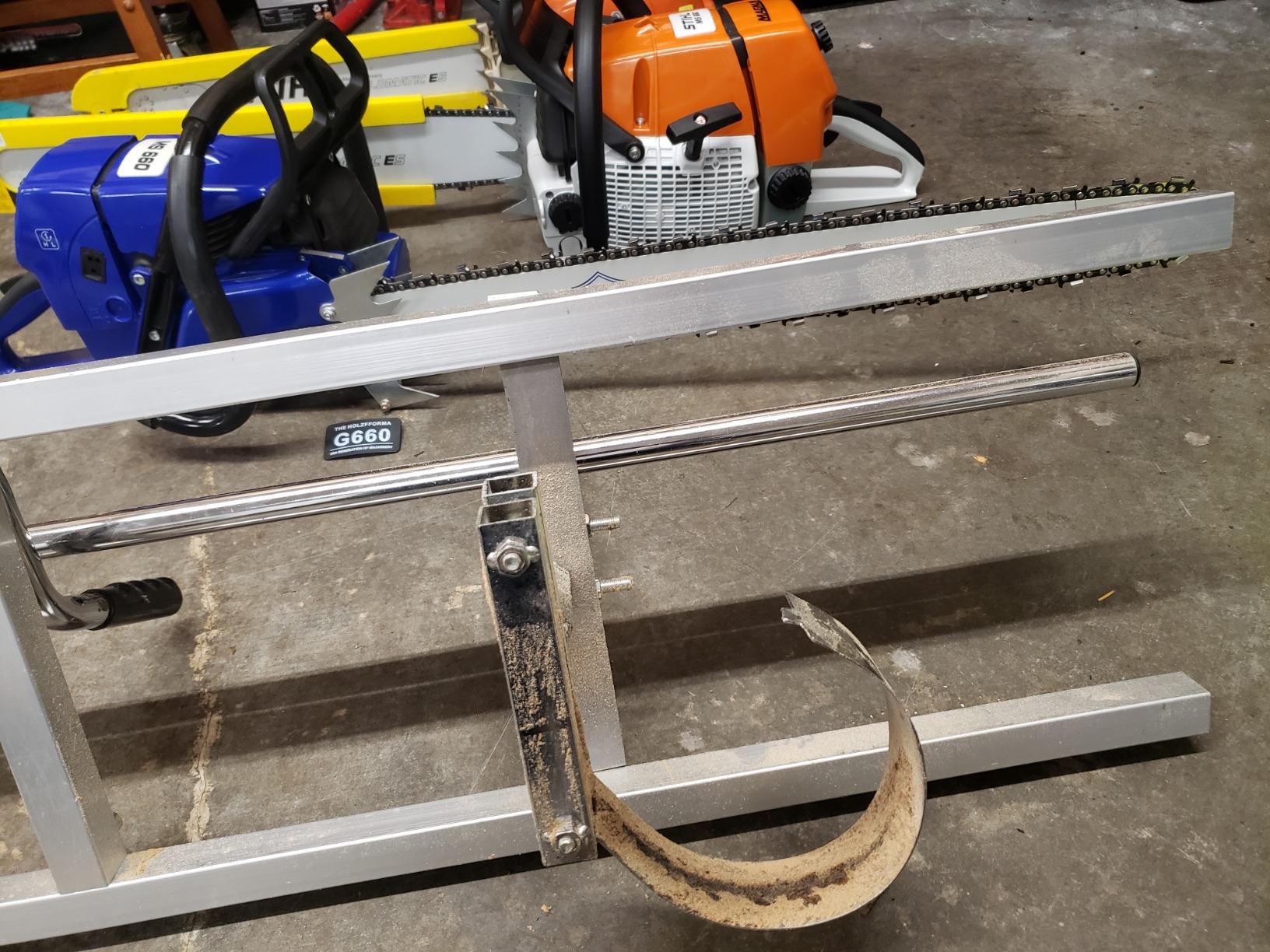Farmertec Portable Chainsaw mill 24 Inch Holzfforma Planking Milling Saw Log Equipment Bar Size From 14'' to 24'' customer photo 2
