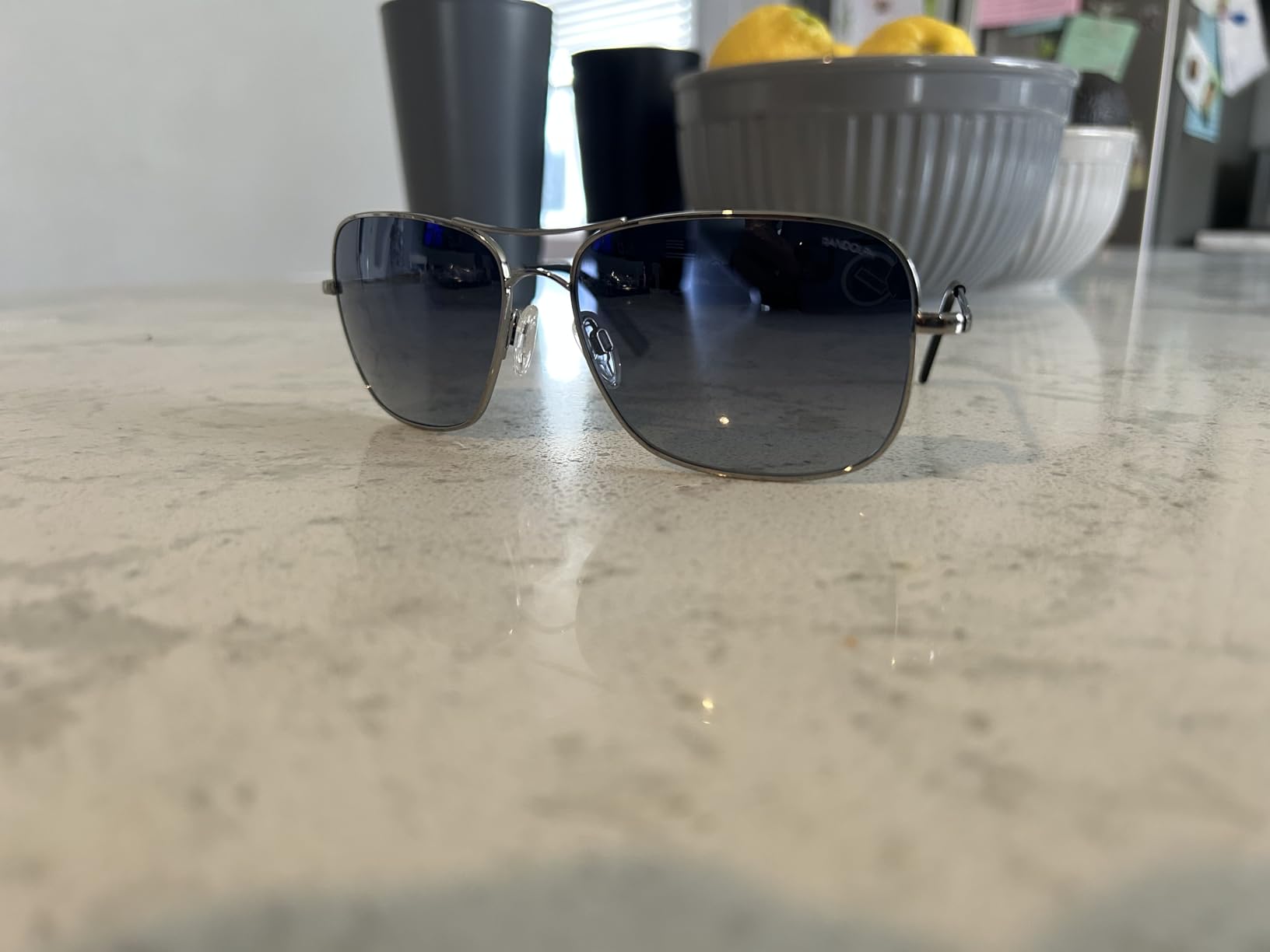 Randolph Eyewear Archer Aviator Sunglasses for Men & Women - Non-Polarized & Polarized Lenses UV Protection Sunglasses customer photo 1