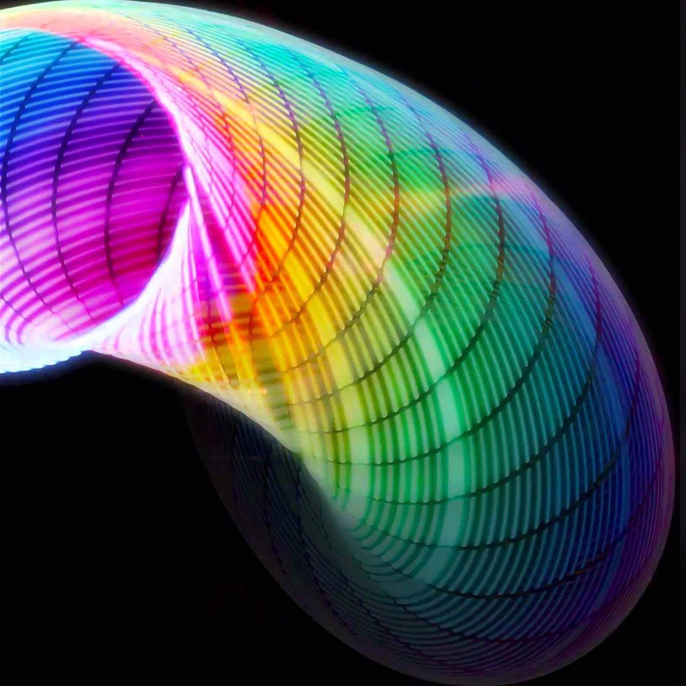 UltraPoi UltraHoop Shuffle LED Hoop - Smart Auto Color Changing LEDs w/ 100+ Light Patterns - Rechargeable, Collapsible customer photo 3