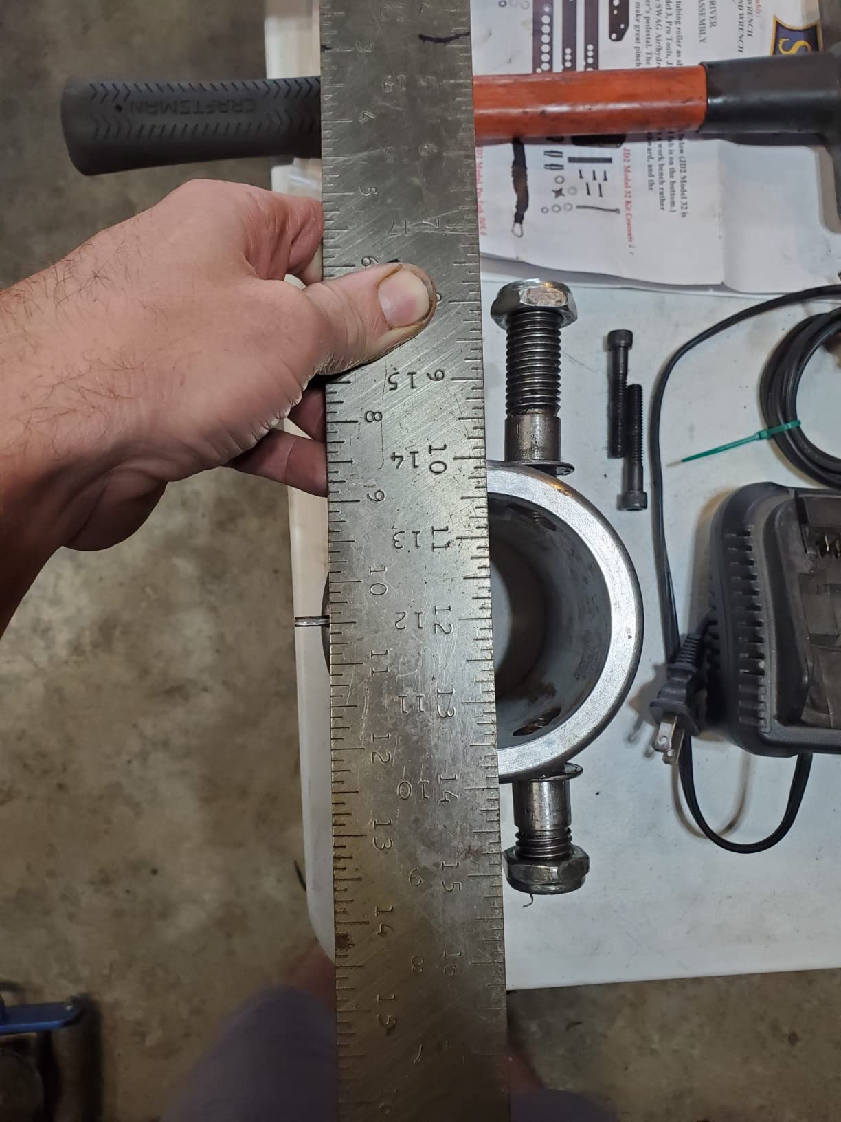 SWAG Off Road Machined Tubing Bender Air/Hydraulic Ram Mount for JD2 MODEL 32 Tubing Bender customer photo 2