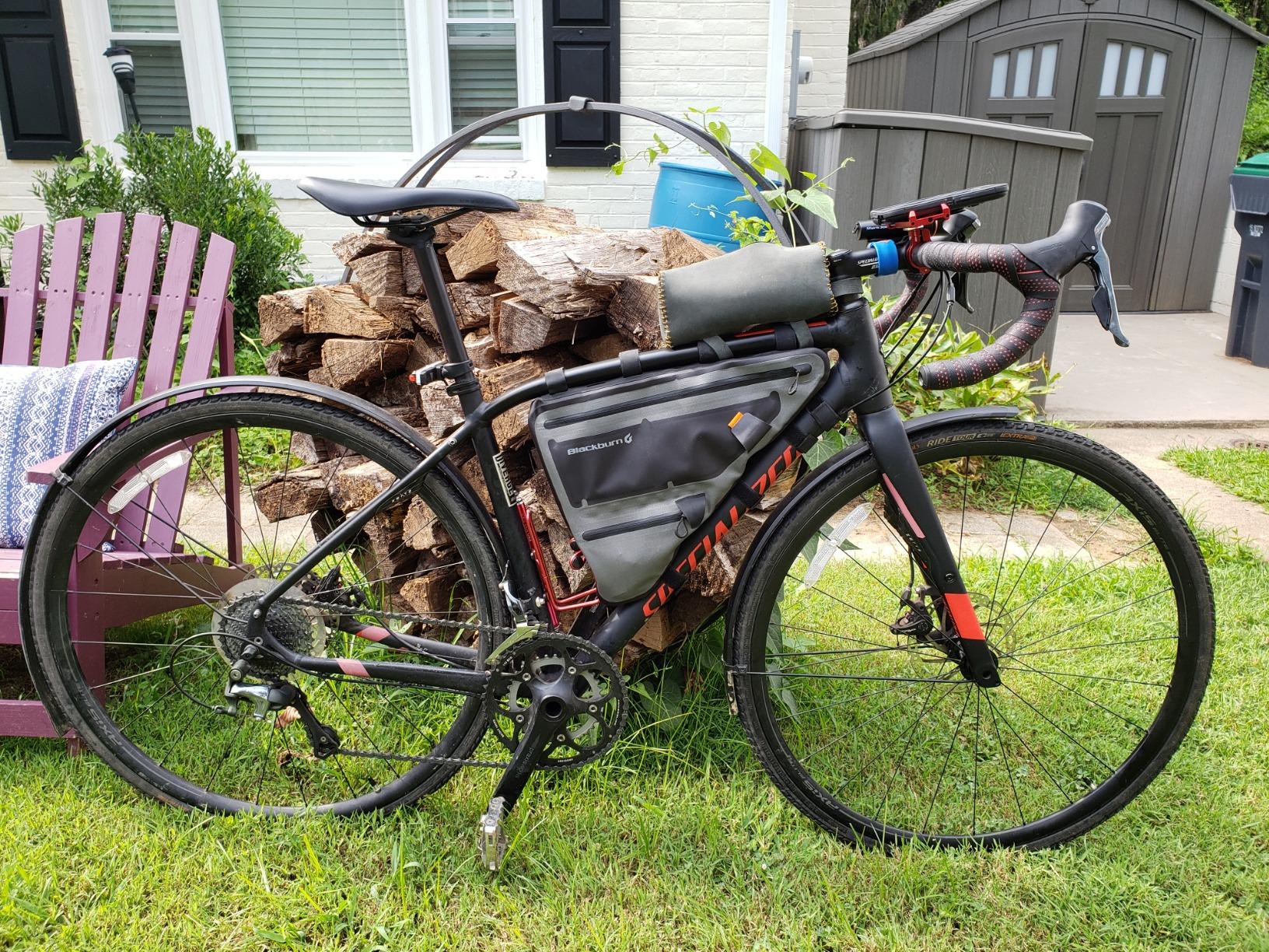 Blackburn Outpost Elite Frame Bike Bag (Grey, Medium-Short) customer photo 1