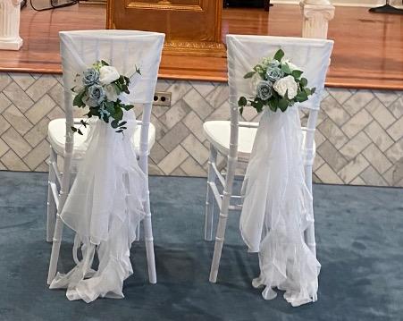 Flash Furniture 2 Pack HERCULES Series Gold Resin Stacking Chiavari Chair customer photo 1