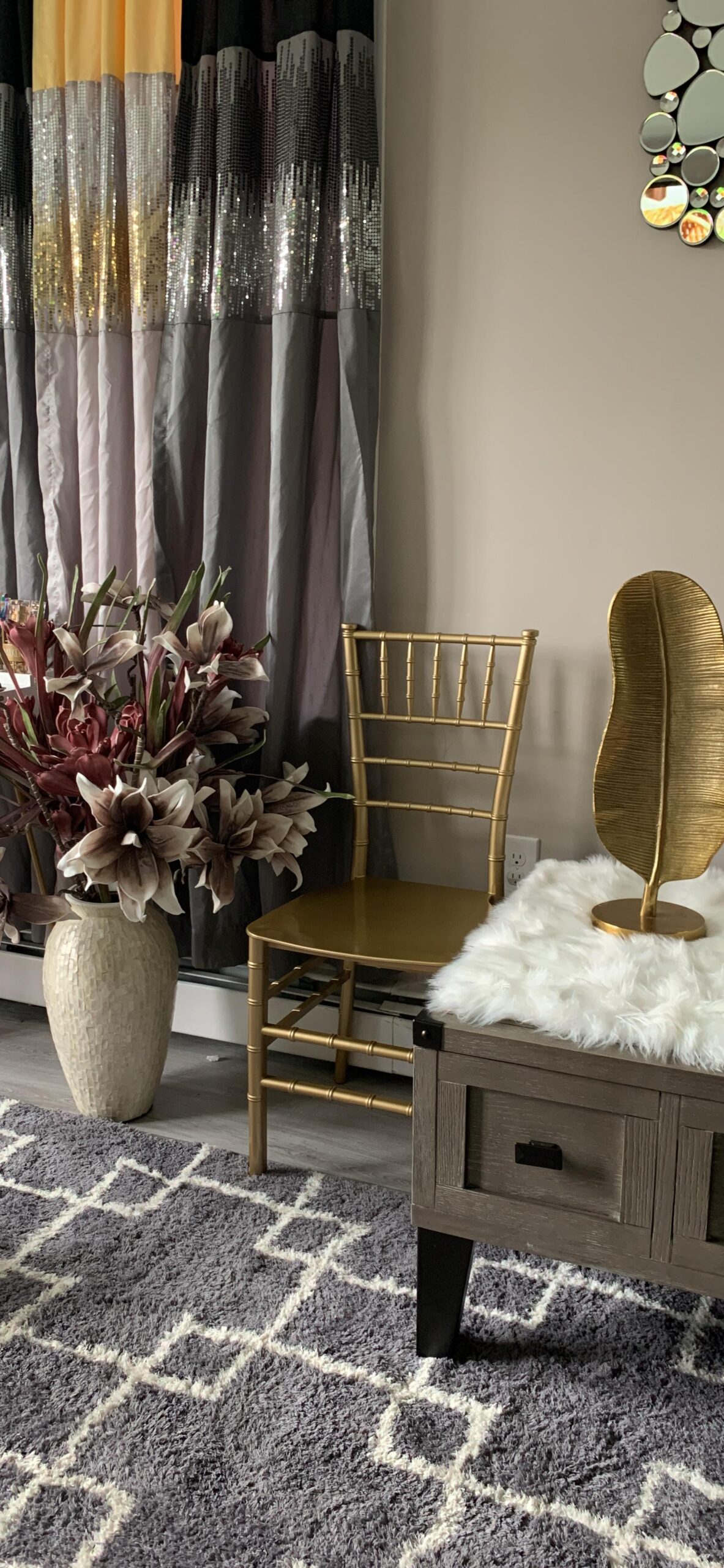 Flash Furniture 2 Pack HERCULES Series Gold Resin Stacking Chiavari Chair customer photo 2