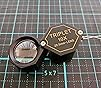 DANOPLUS 10x Magnifier Jewelry Loupe 20.5mm Triplet Lens Optical Glass Pocket Gem Magnifying Tool customer photo 2