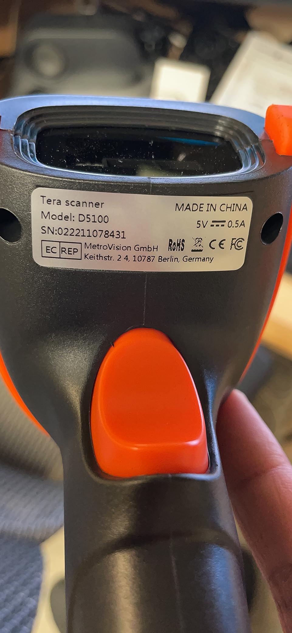 Tera 1D 2D QR Barcode Scanner Wireless and Wired with Battery Level Indicator Digital Printed Bar Code Reader Cordless Handheld Barcode Scanner Compact Plug and Play Model D5100 customer photo 2