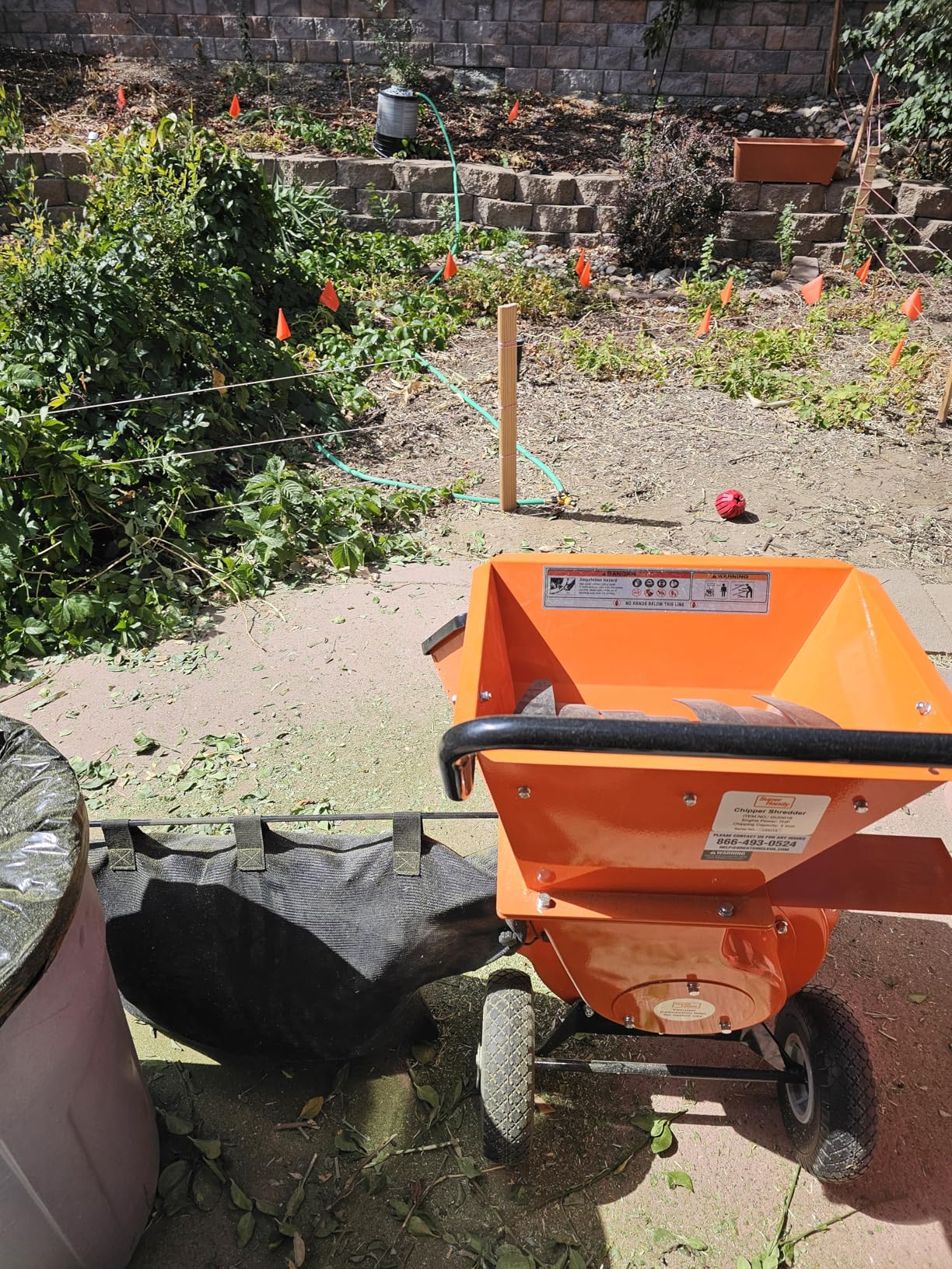 SuperHandy Wood Chipper Shredder Mulcher Ultra Heavy Duty 7HP 3 in 1 Multi-Function 3 Inch Max Capacity (Amazon Exclusive) customer photo 2