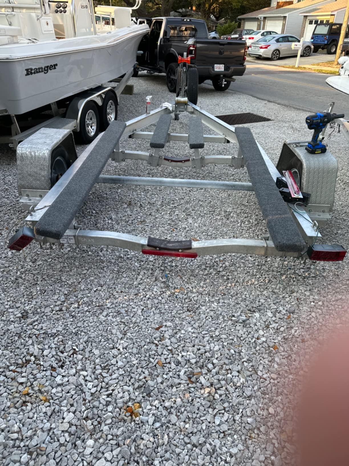 (4) Ultimate Aluminum and Stainless Steel Boat Trailer Swivel Top Bunk Bracket Kit - 10 inch customer photo 1