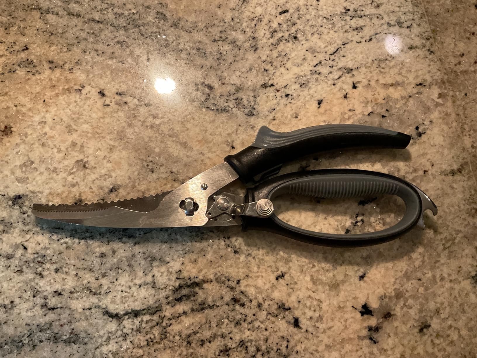 Poultry Shears - Heavy Duty Kitchen Scissors for Cutting Chicken, Poultry, Game, Bone, Meat - Chopping Food - Spring Loaded customer photo 2