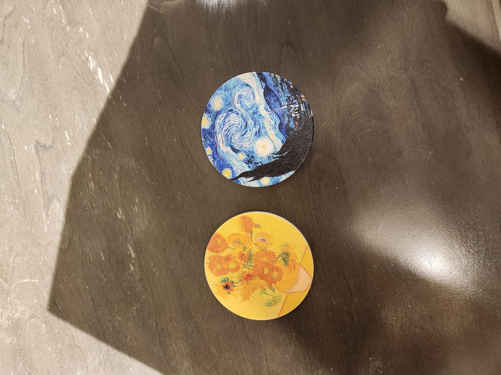 Coasters for Drinks Ceramic Van Gogh Art Coasters Set - Use 6 Famous Van Gogh Paintings, Unique Housewarming Gifts for New Home Decorative by WOWDING customer photo 2