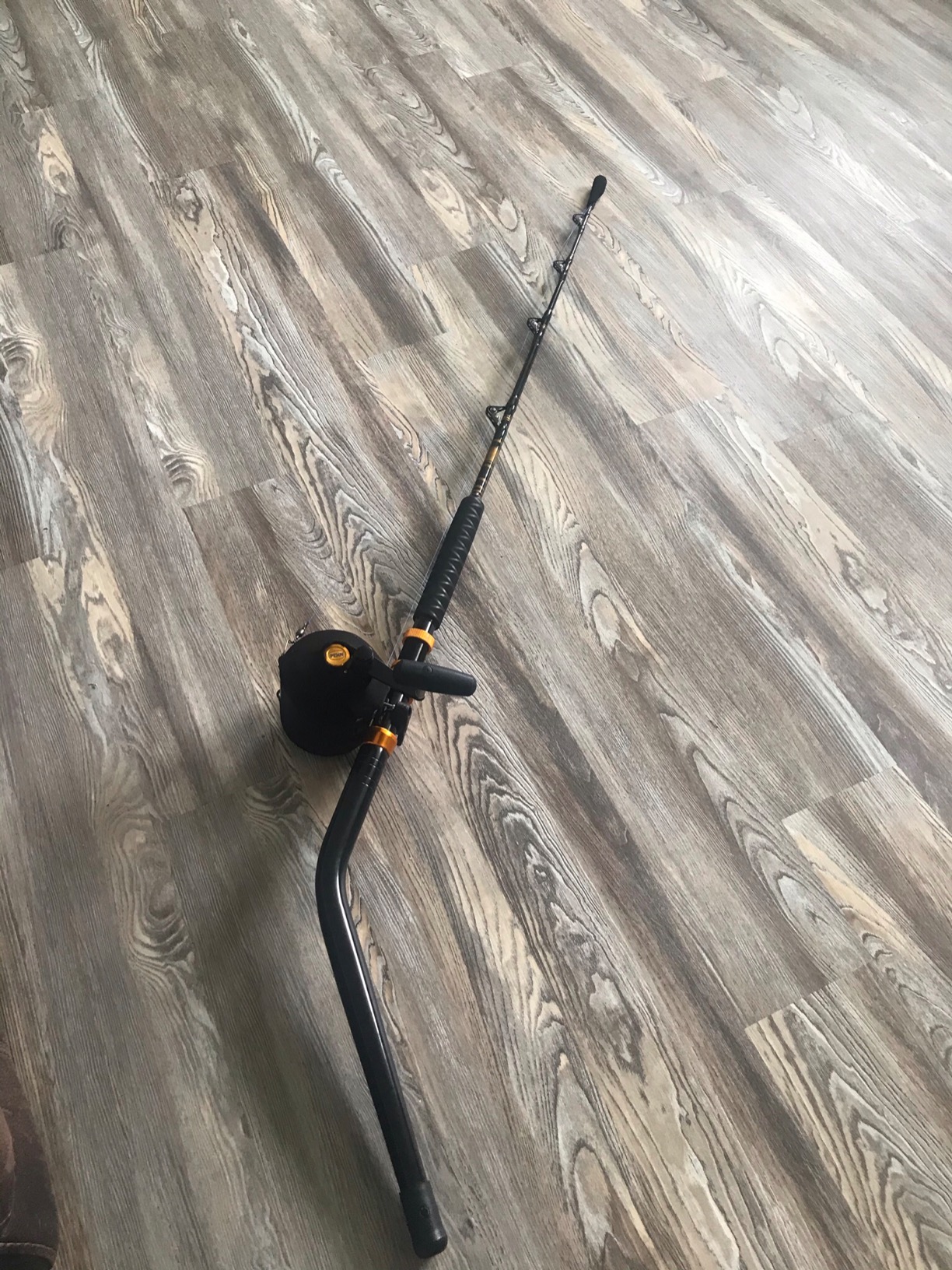 Fiblink Bent Butt Fishing Rod 2-Piece Saltwater Offshore Trolling Rod Big Game Roller Rod Conventional Boat Fishing Pole customer photo 2