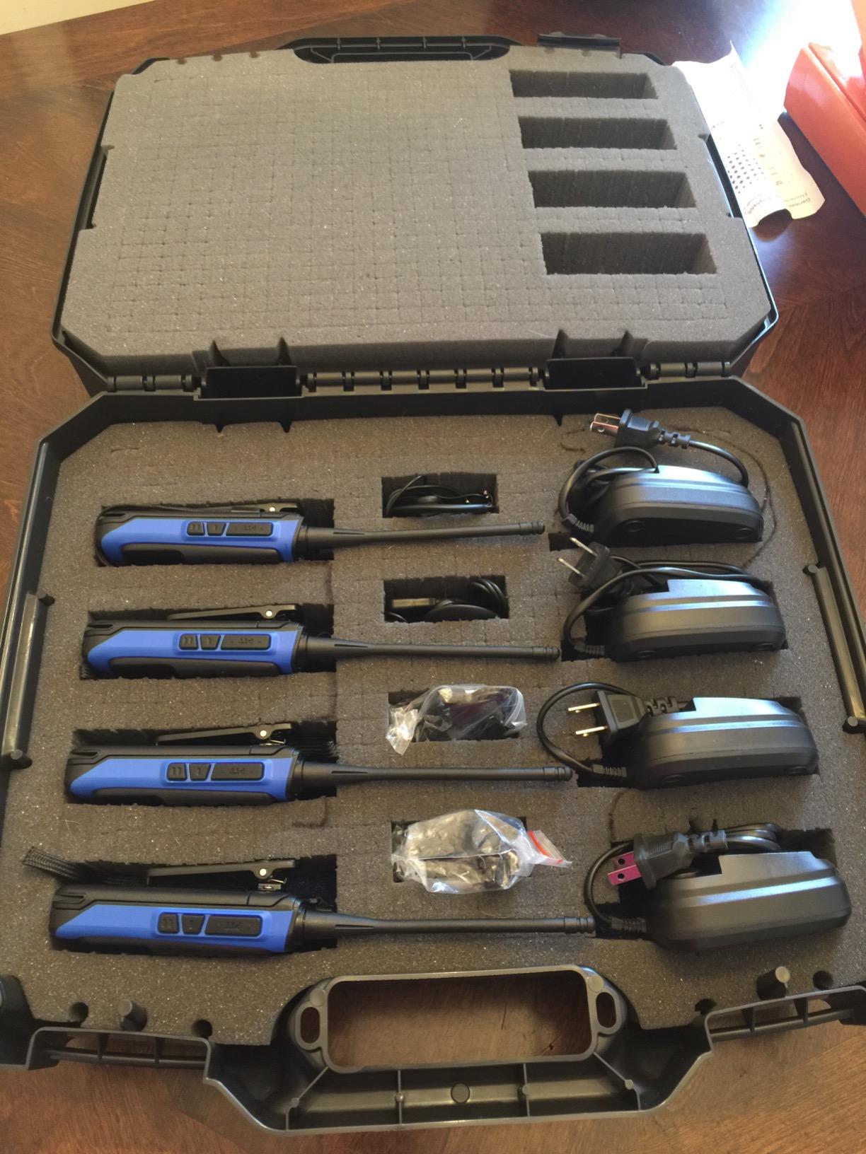 CASEMATIX Customizable 2-Way Radio Hard Shell Case - Fits Walkie Talkies & CB Radios - Compatible with Baofeng, Arcshell, Midland, Motorola Talkabout, Retevis, Uniden & More customer photo 2