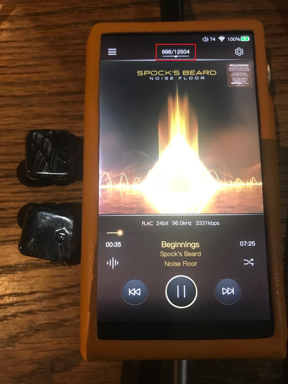 iBasso DX220 High Resolution Reference Digital Audio Player with 5.0-inch 1080P LCD, Dual ES9028PRO, 8-core CPU, Two-Way Bluetooth 5.0 (Titanium) customer photo 1