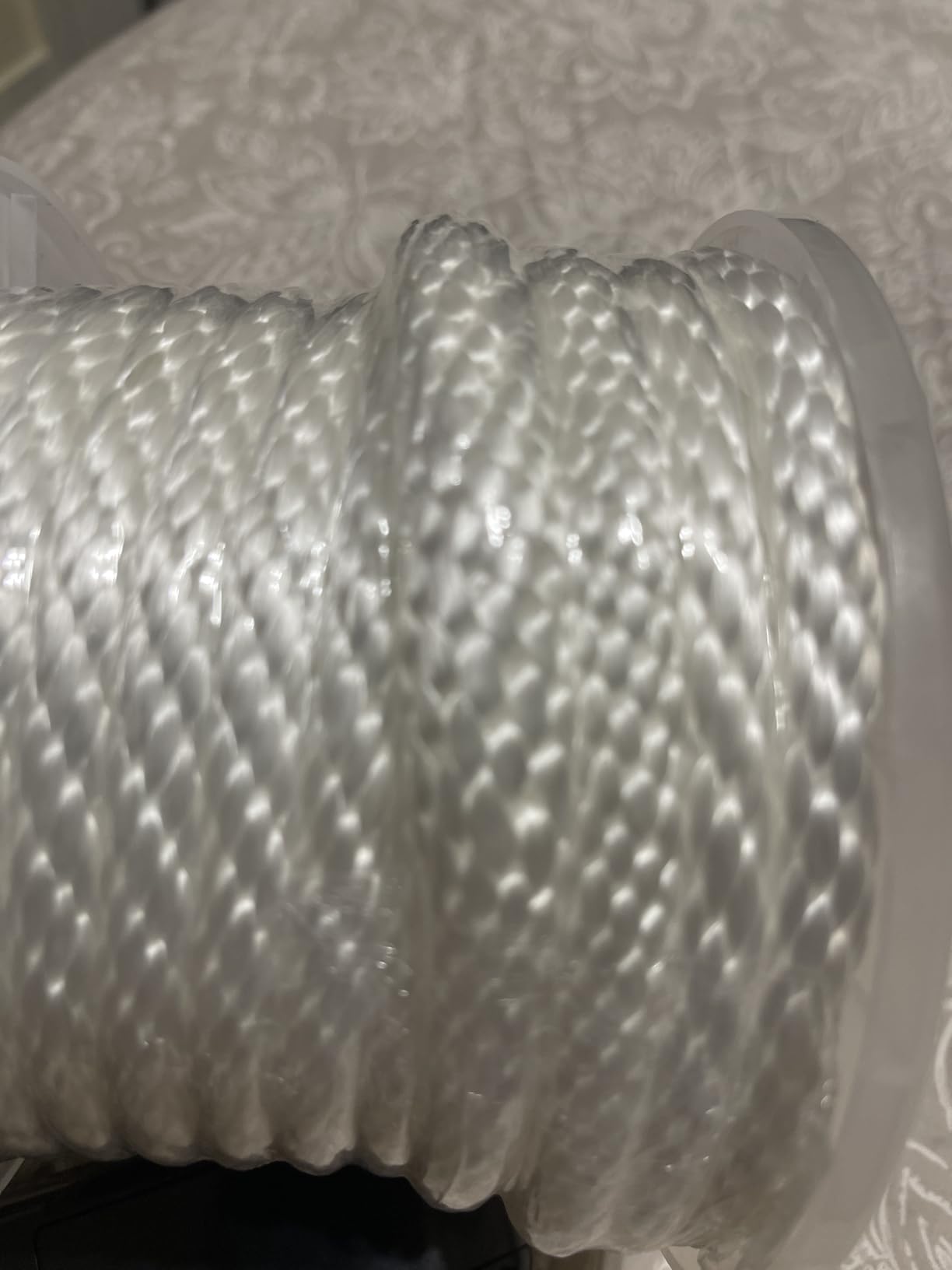 Young Marine Premium Solid Braid MFP Anchor Line Braided Anchor Rope/Line 3/8 Inch 100FT with Stainless Steel Thimble & Shackle (3/8