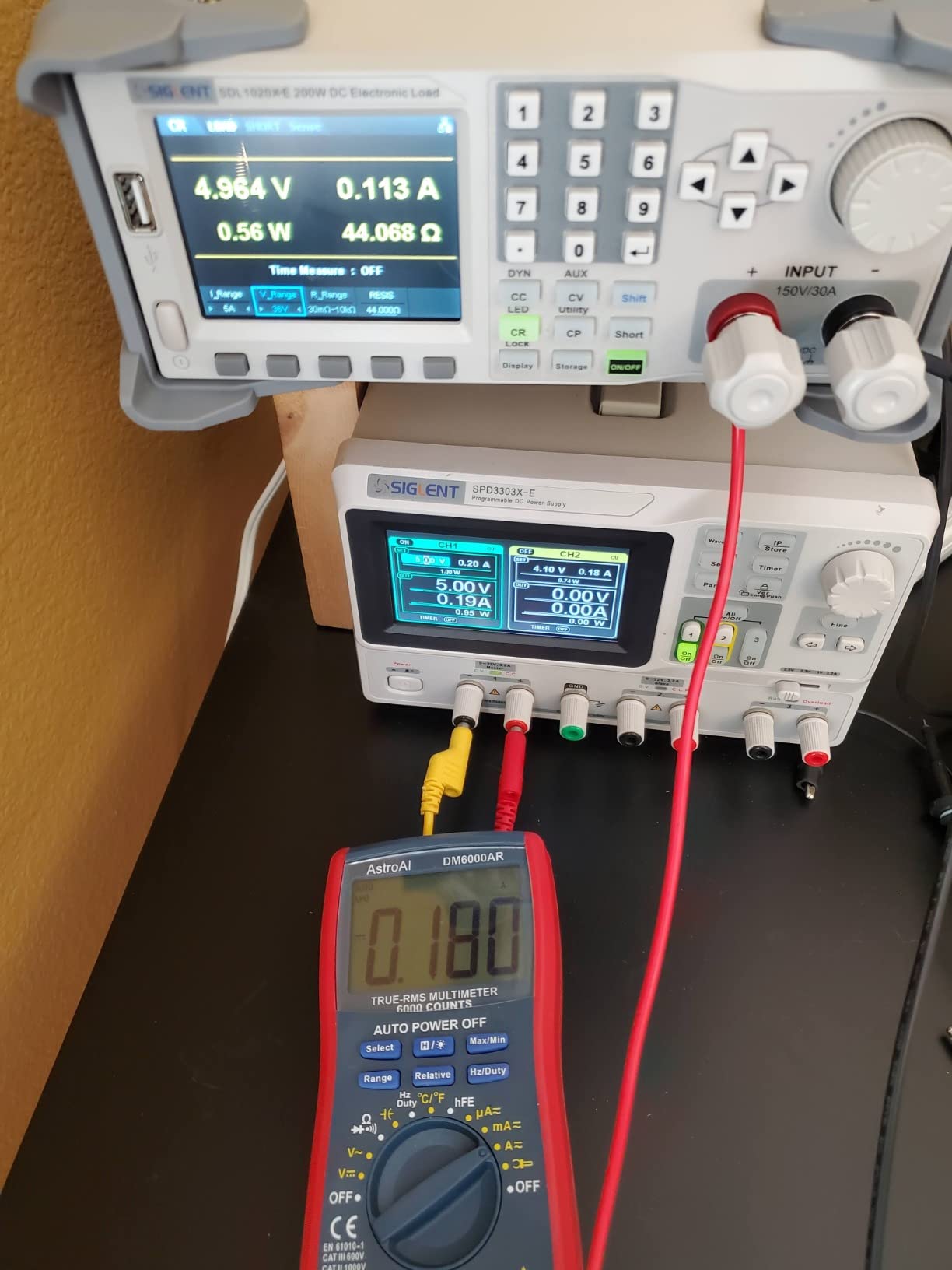 Siglent Technologies SDL1020X-E Programmable DC Electronic Load, 1 Channel, 150V/30A, 200W customer photo 2