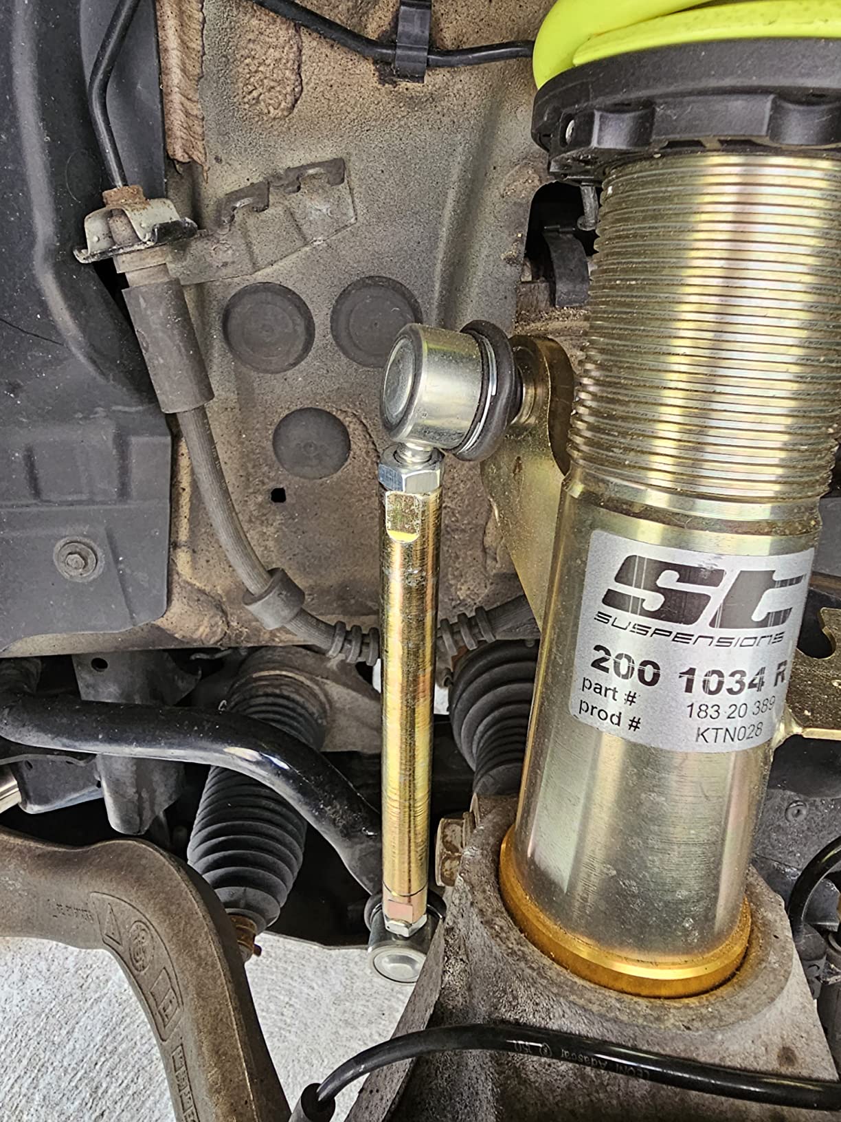 maXpeedingrods Front Adjustable Sway Bar End Links for BMW 3 Series E36 E46 M3 E90 E91 E92 E93, Heavy Duty Steel Sway Bar Link Suspension Kit customer photo 2