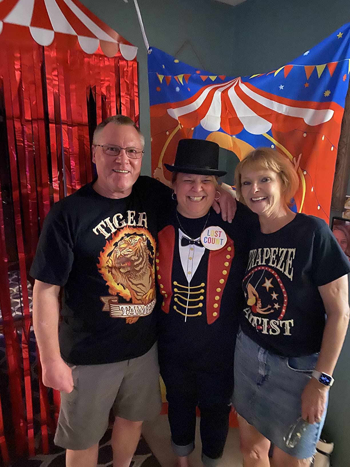 Circus - Trapeze - Trapeze Artist Costume T-Shirt customer photo 2