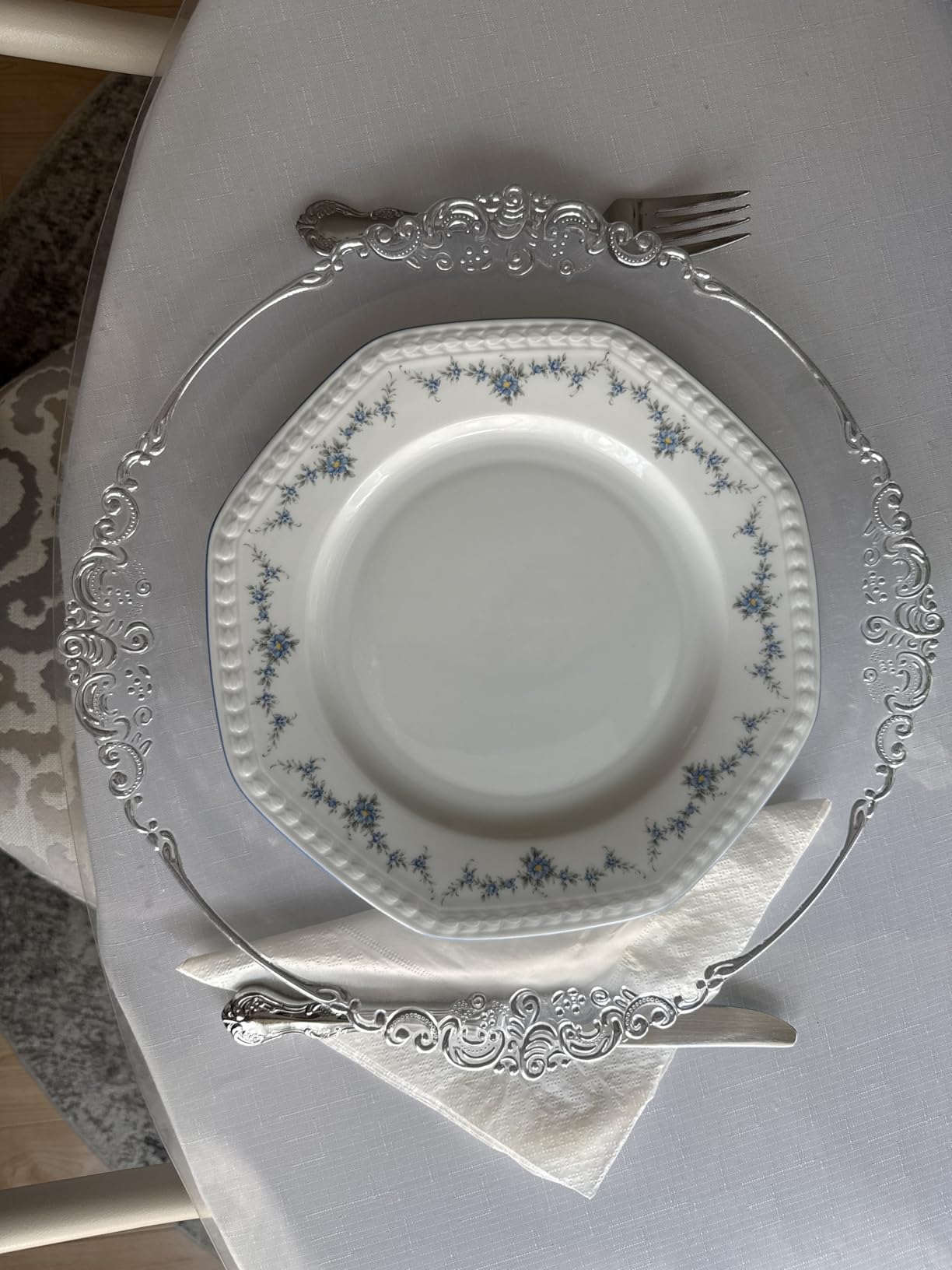 Efavormart 6-Pack Gold Baroque Charger Plates - 13